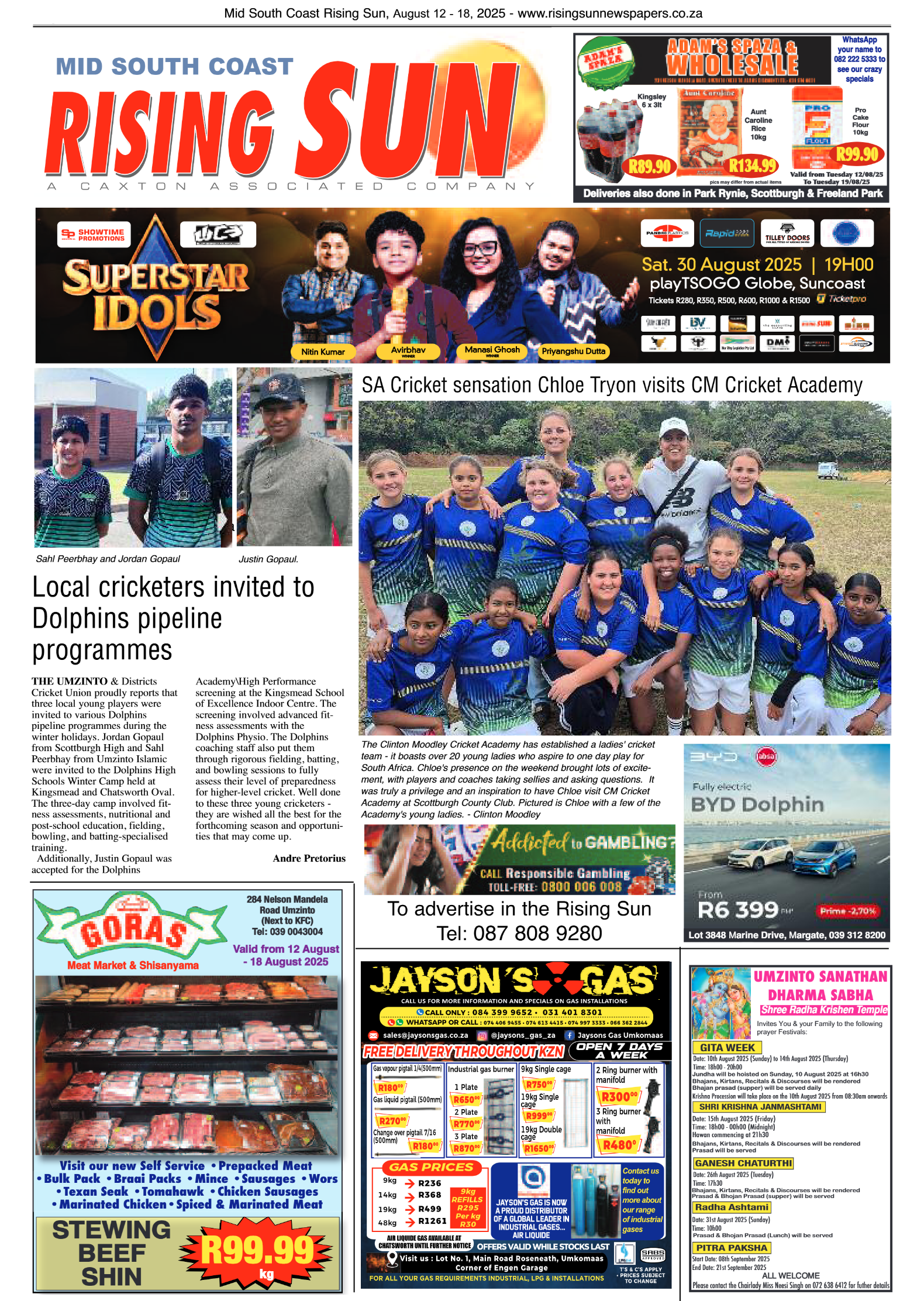 Mid South Coast Rising Sun E-Paper, August 12, 2025 page 12