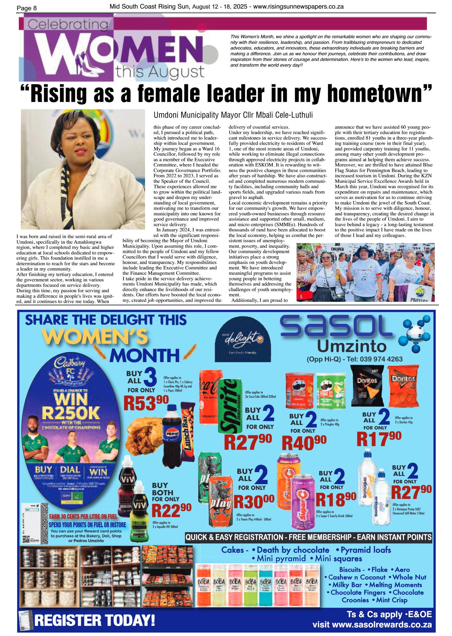 Mid South Coast Rising Sun E-Paper, August 12, 2025 page 8