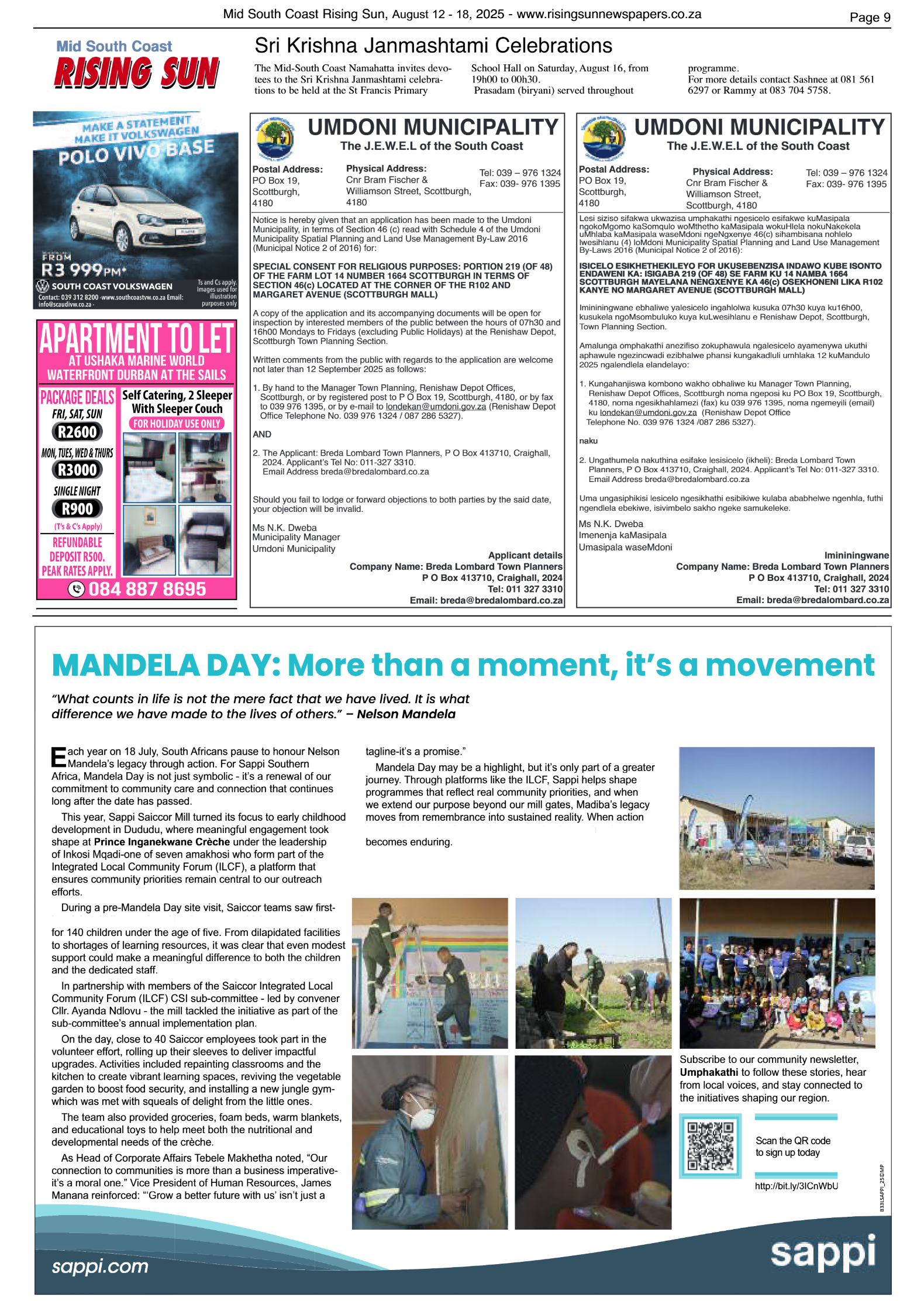 Mid South Coast Rising Sun E-Paper, August 12, 2025 page 9
