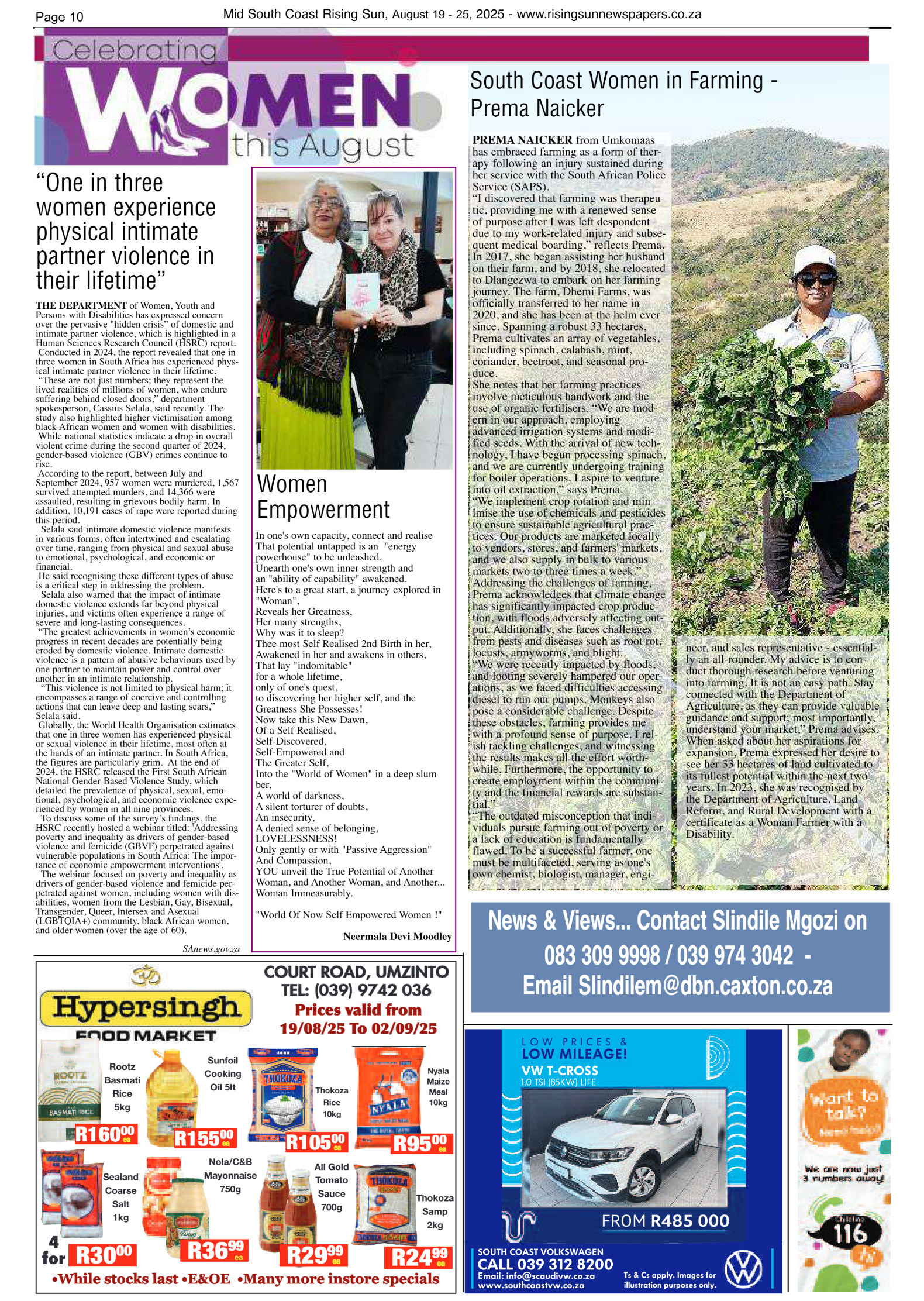 Mid South Coast Rising Sun E-Paper, August 19, 2025 page 10