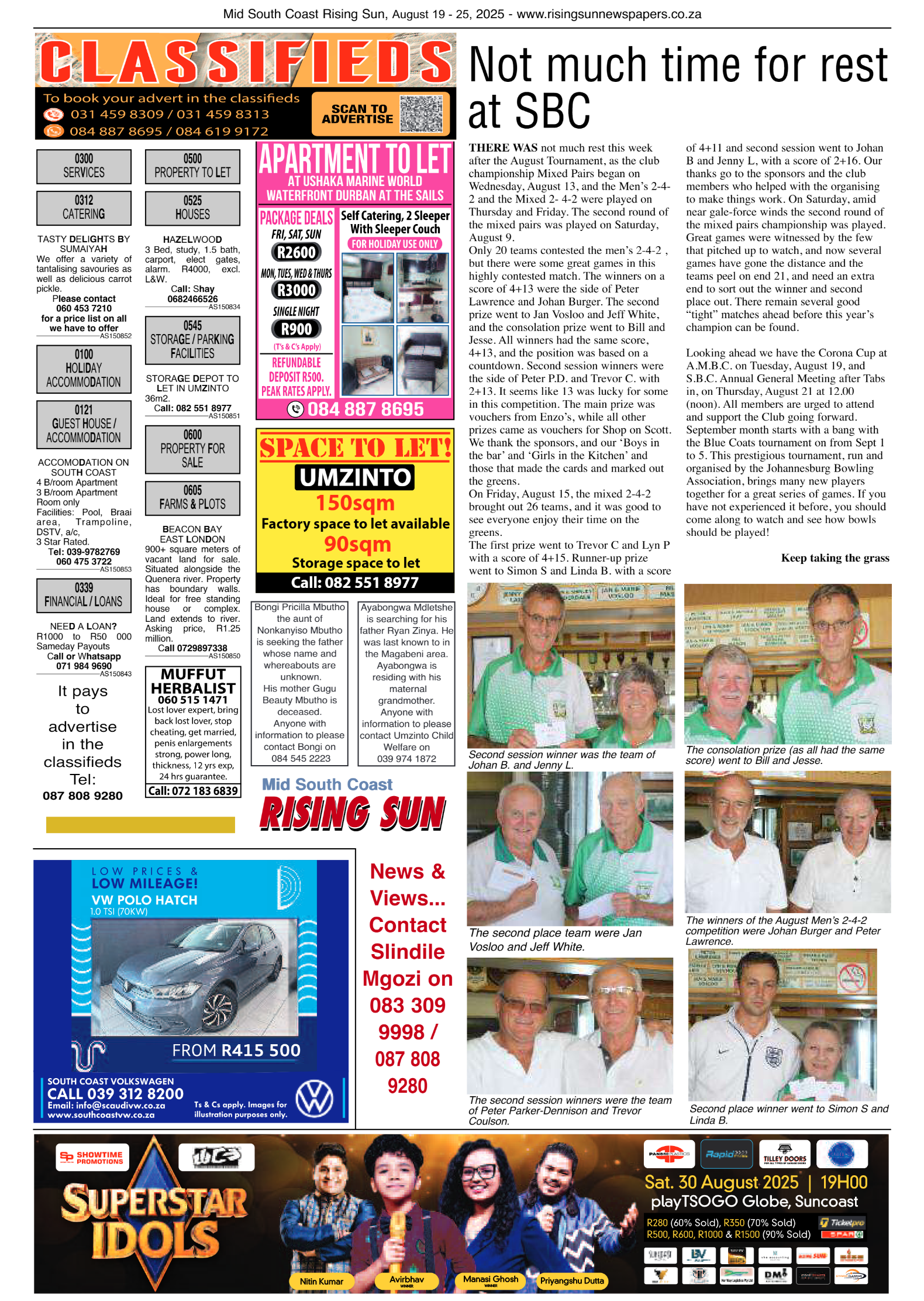 Mid South Coast Rising Sun E-Paper, August 19, 2025 page 15