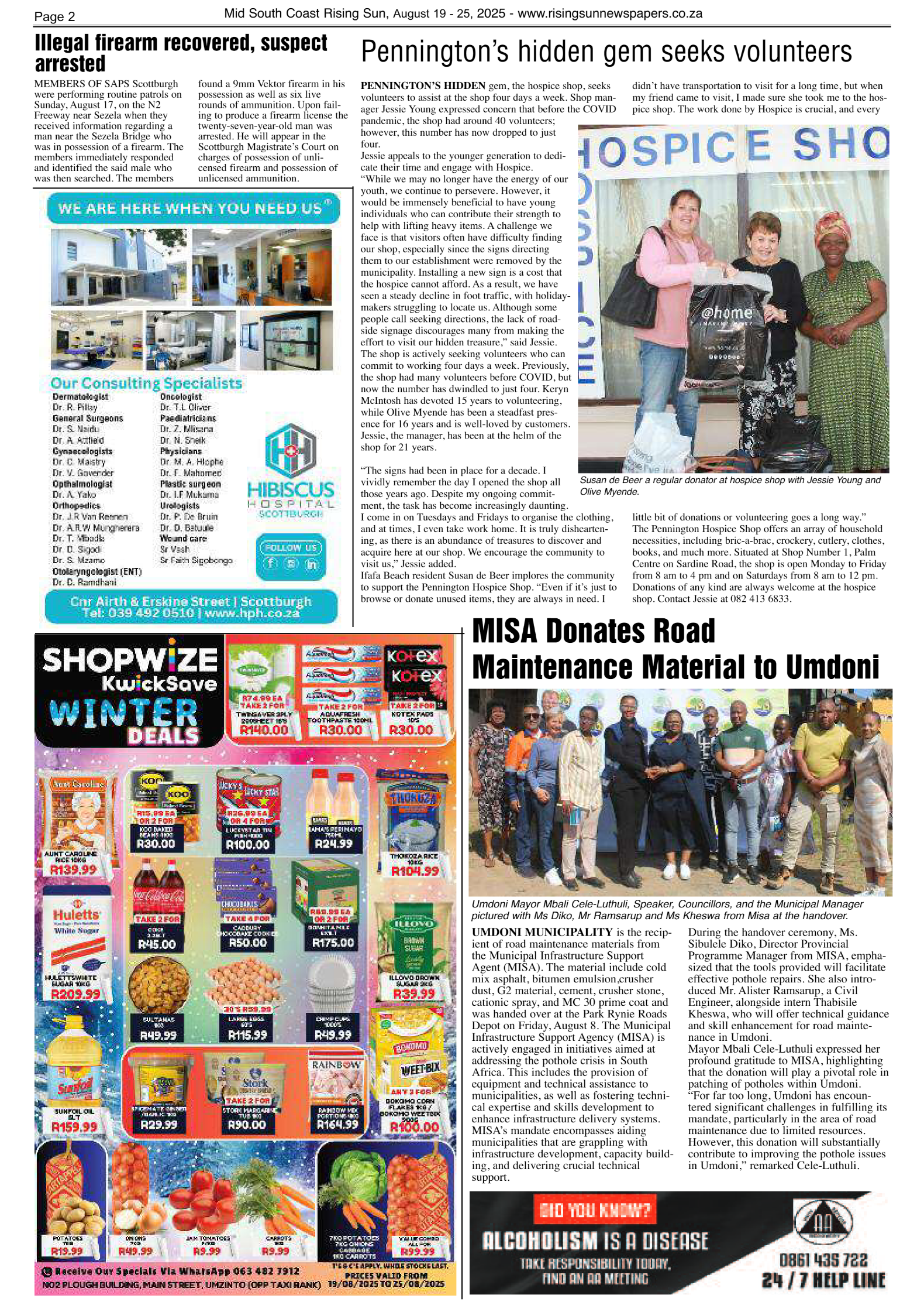 Mid South Coast Rising Sun E-Paper, August 19, 2025 page 2