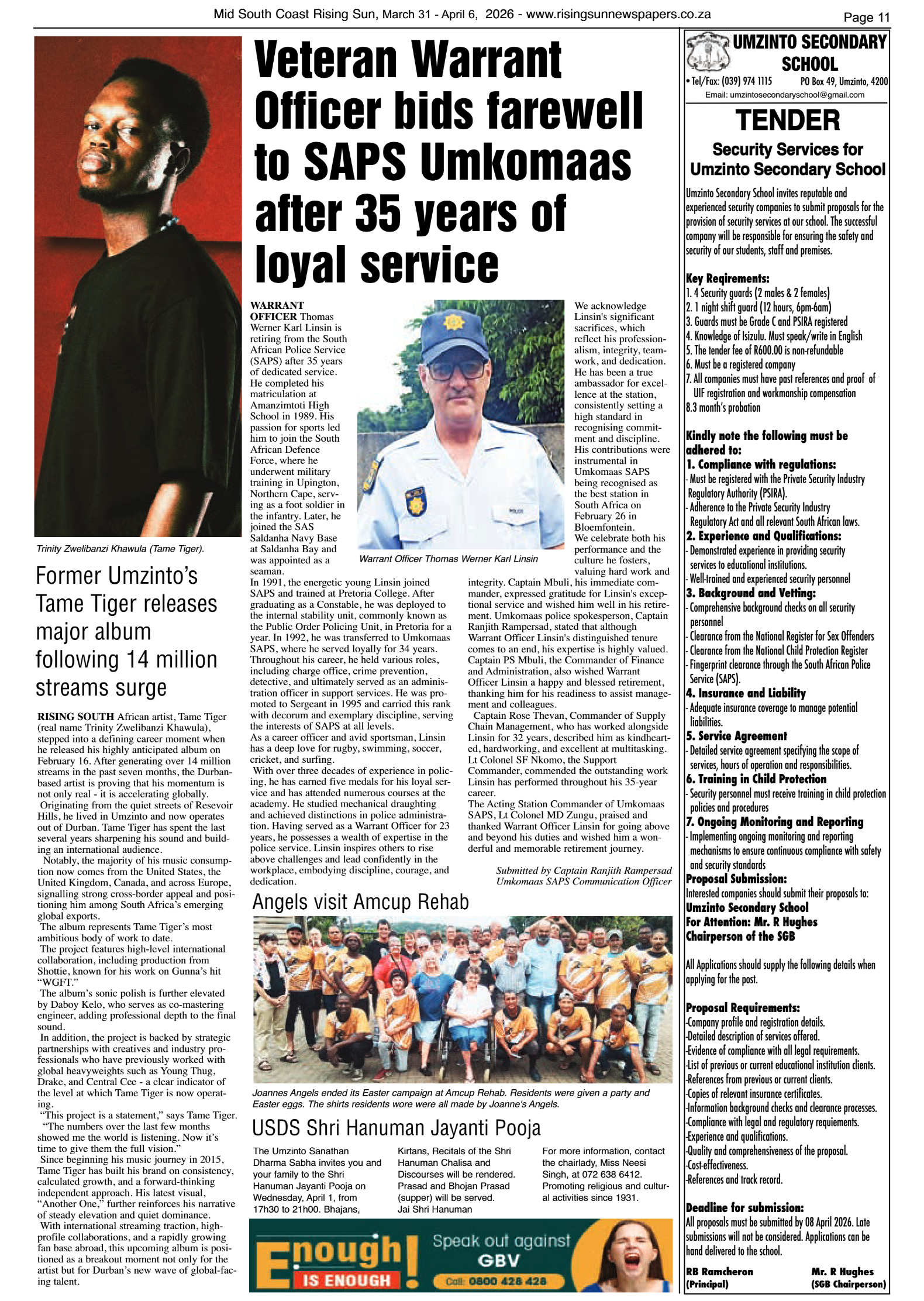 Mid South Coast Rising Sun E-Paper, March 31, 2026 page 11