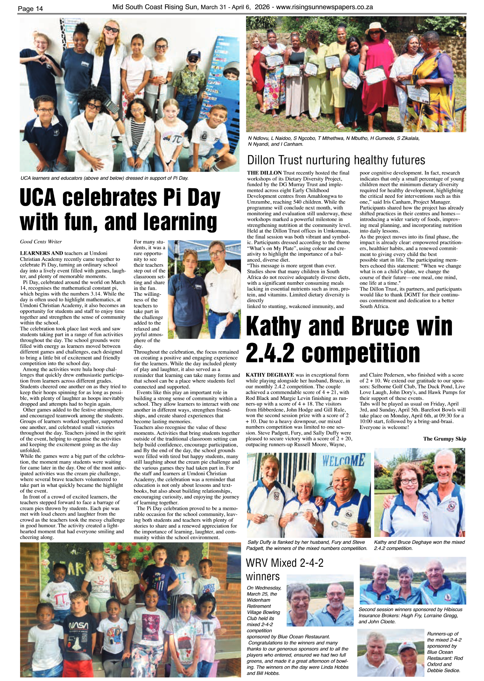 Mid South Coast Rising Sun E-Paper, March 31, 2026 page 14
