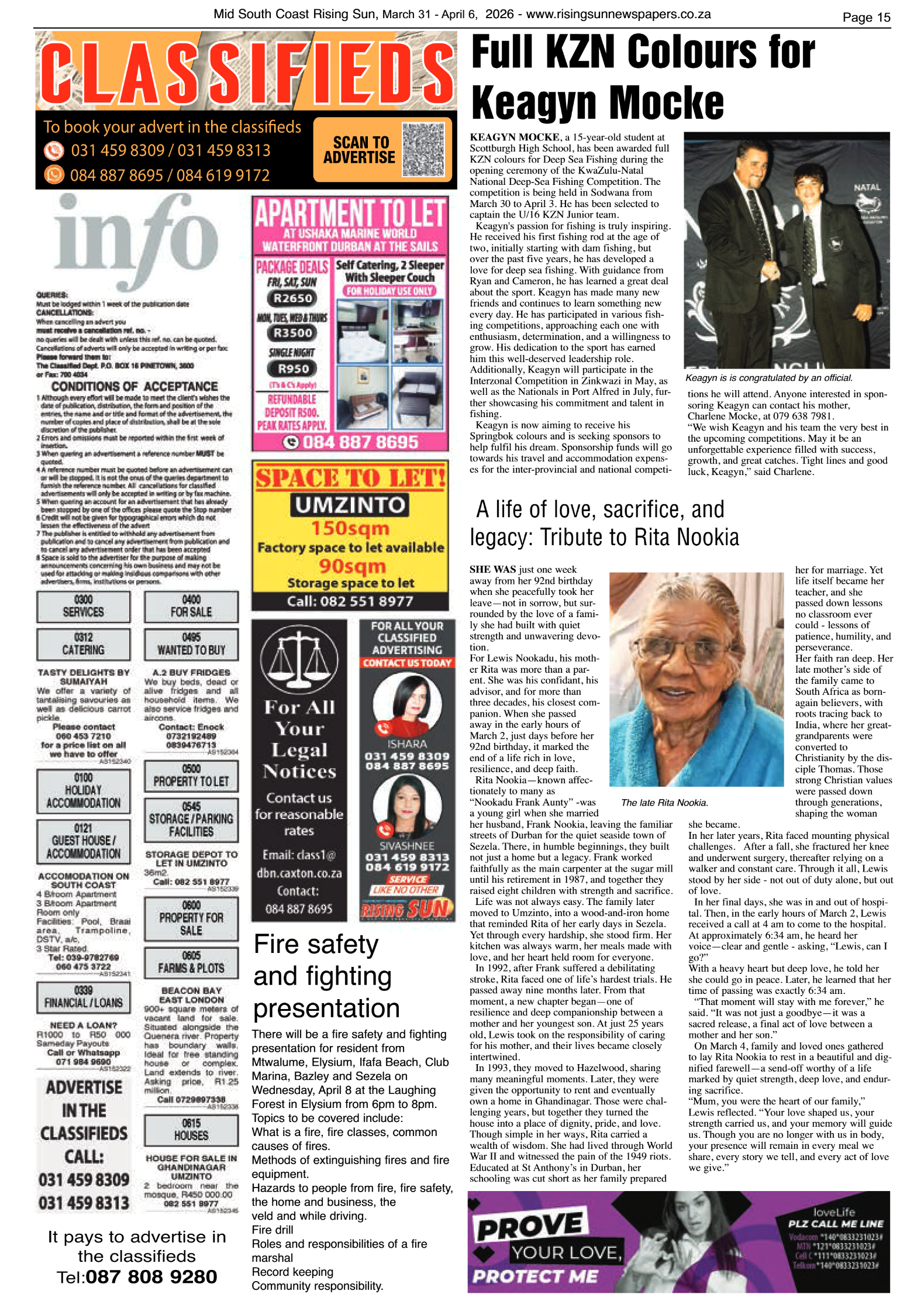 Mid South Coast Rising Sun E-Paper, March 31, 2026 page 15