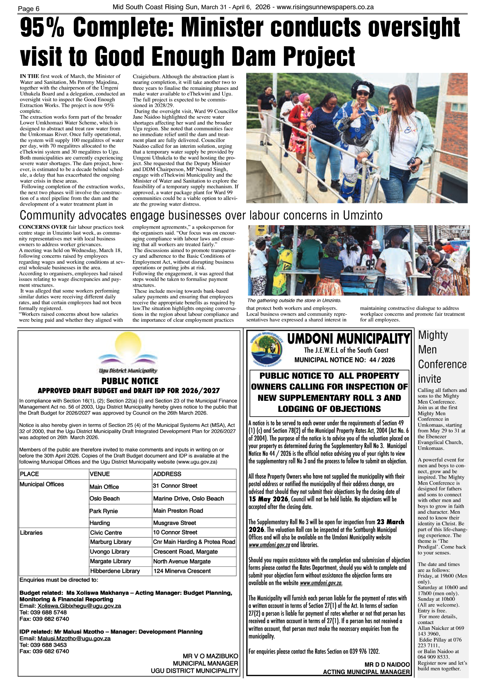 Mid South Coast Rising Sun E-Paper, March 31, 2026 page 6