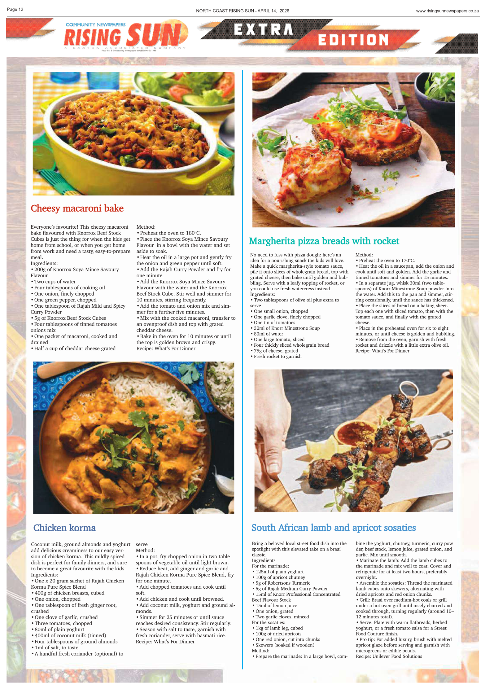 Rising Sun Chatsworth E-Paper, April 14, 2026 page 14