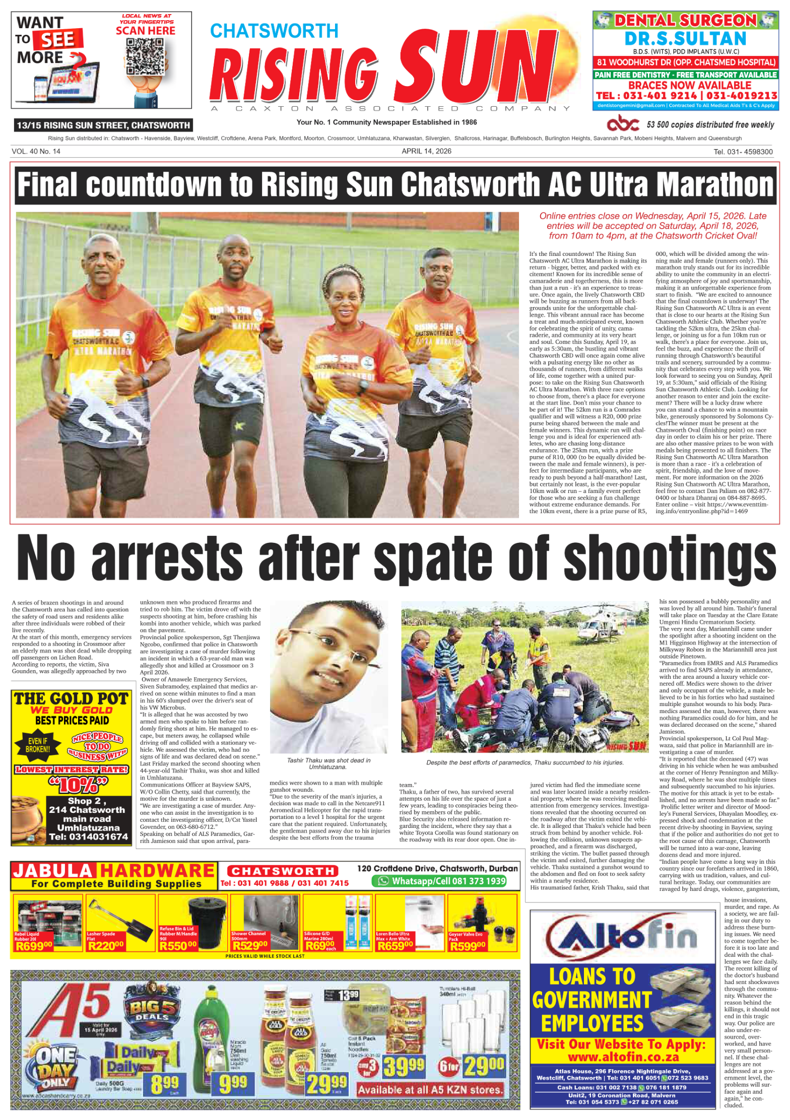 Rising Sun Chatsworth E-Paper, April 14, 2026 page 3