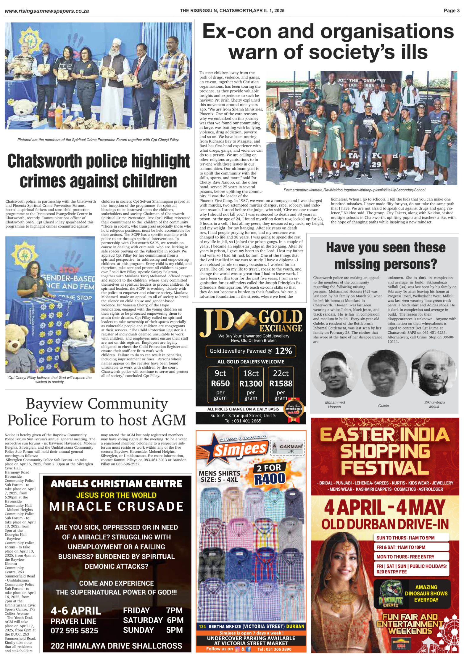 Rising Sun Chatsworth E-Paper, April 1, 2025 page 7