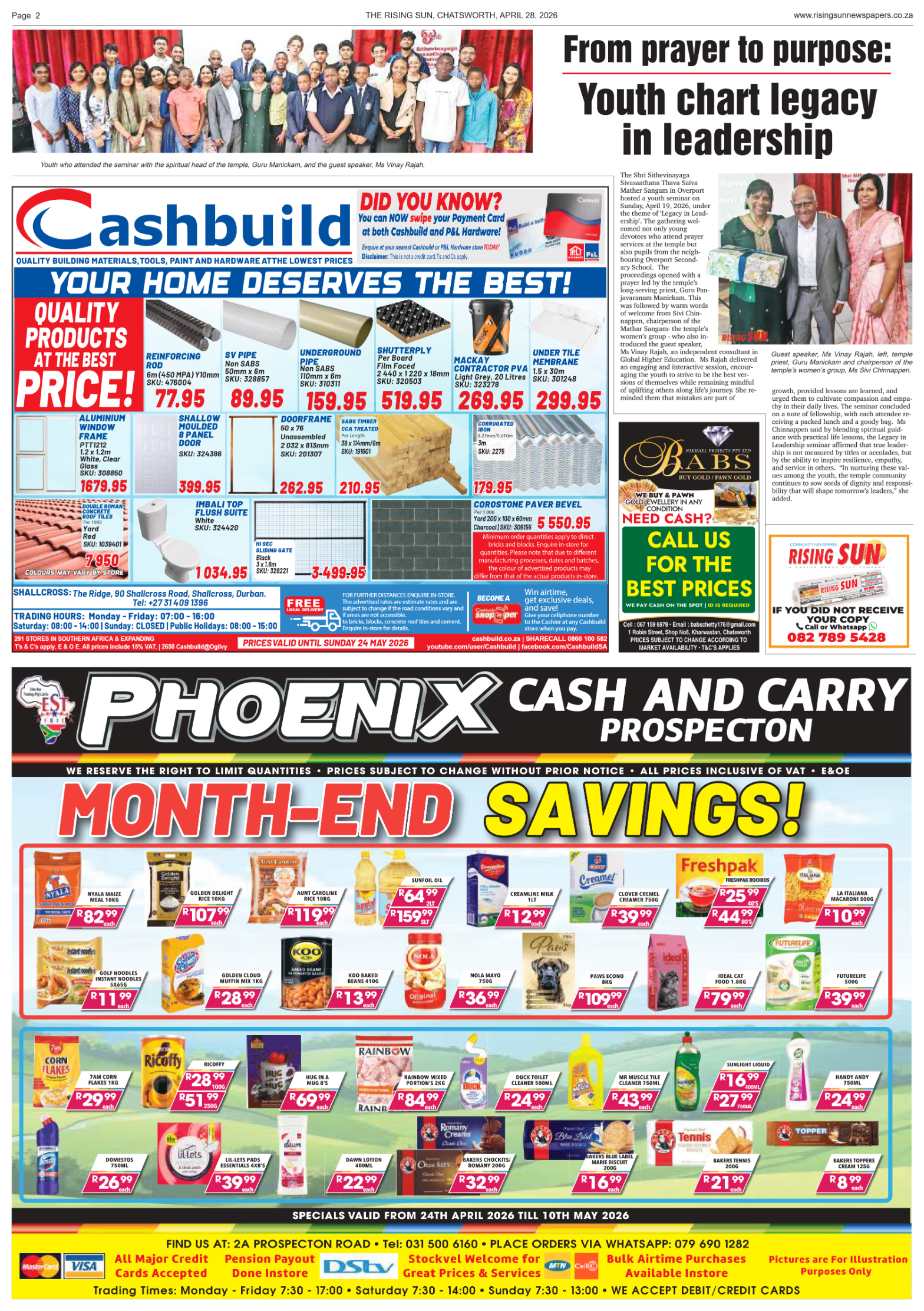 Rising Sun Chatsworth E-Paper, April 28, 2026 page 4