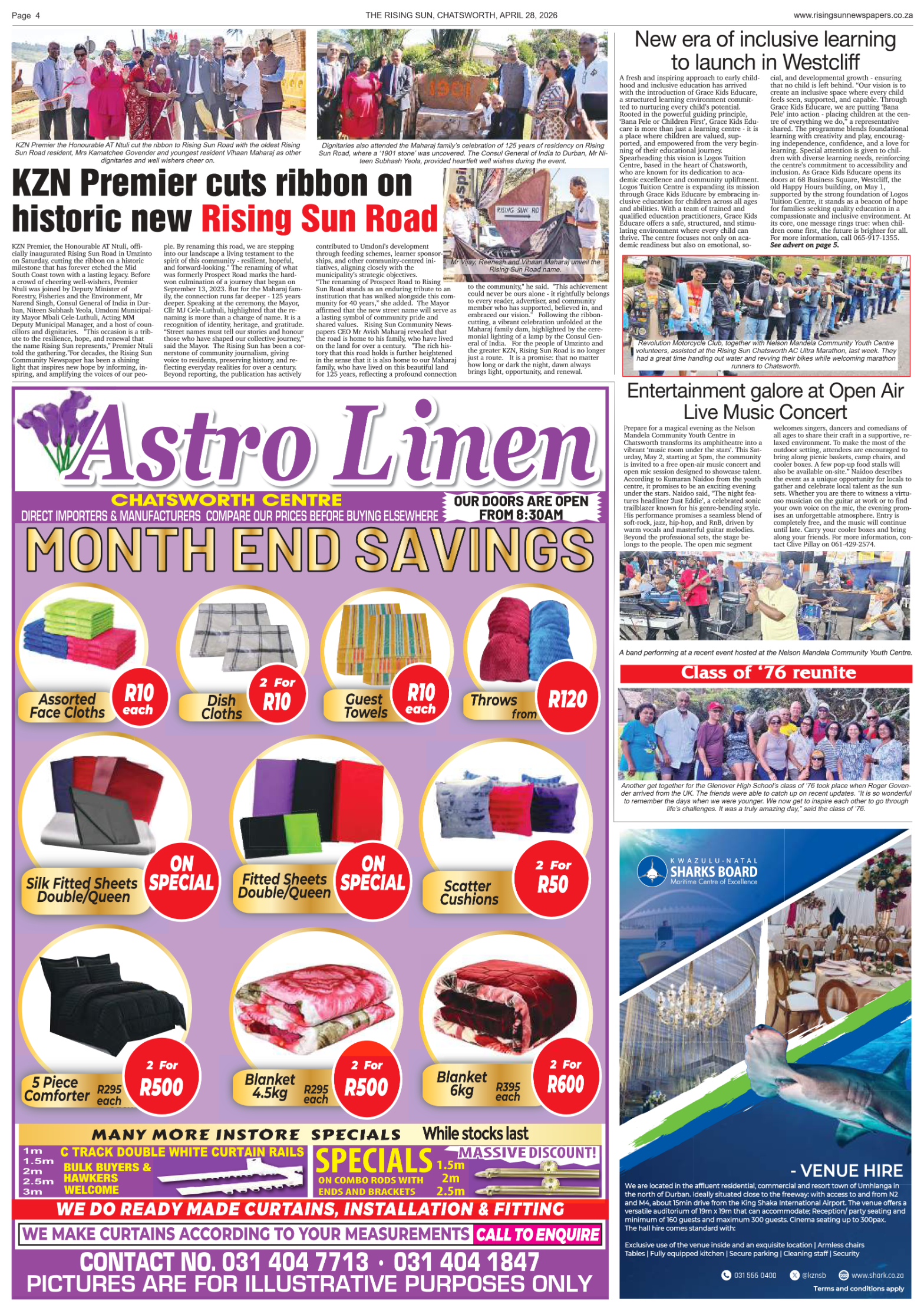 Rising Sun Chatsworth E-Paper, April 28, 2026 page 6