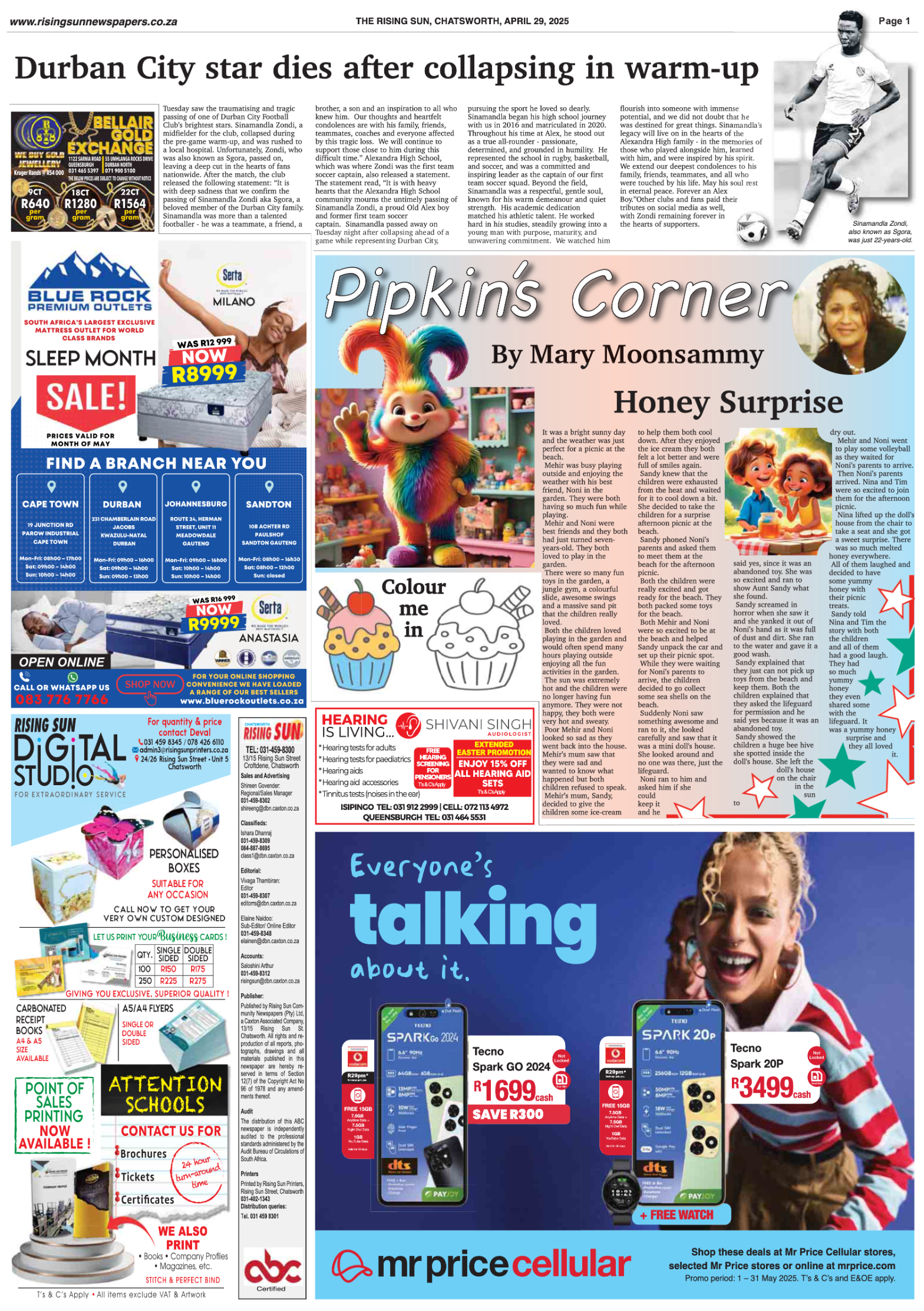 Rising Sun Chatsworth E-Paper, April 29, 2025 page 13