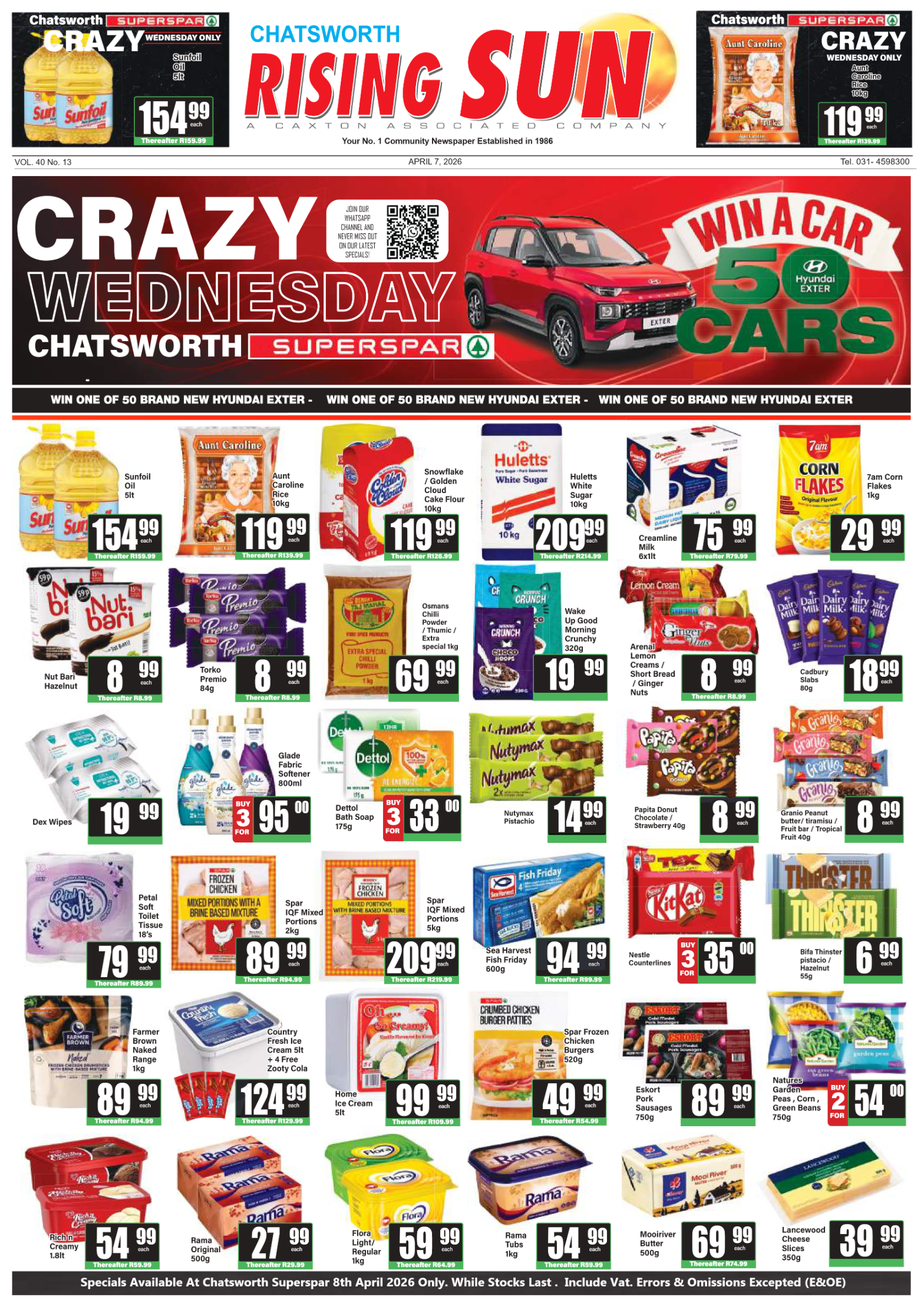 Rising Sun Chatsworth E-Paper, April 7, 2026 page 1