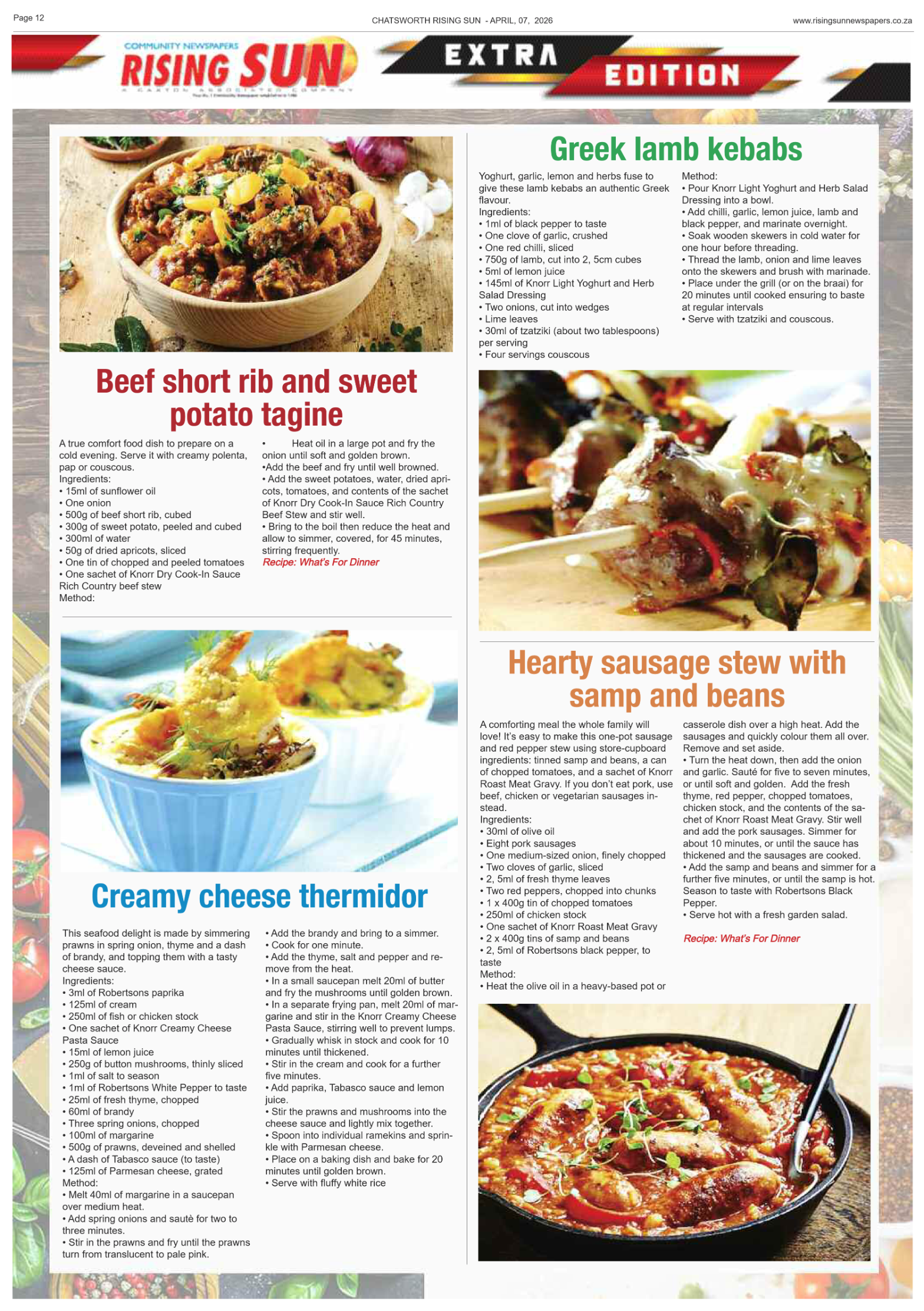 Rising Sun Chatsworth E-Paper, April 7, 2026 page 14