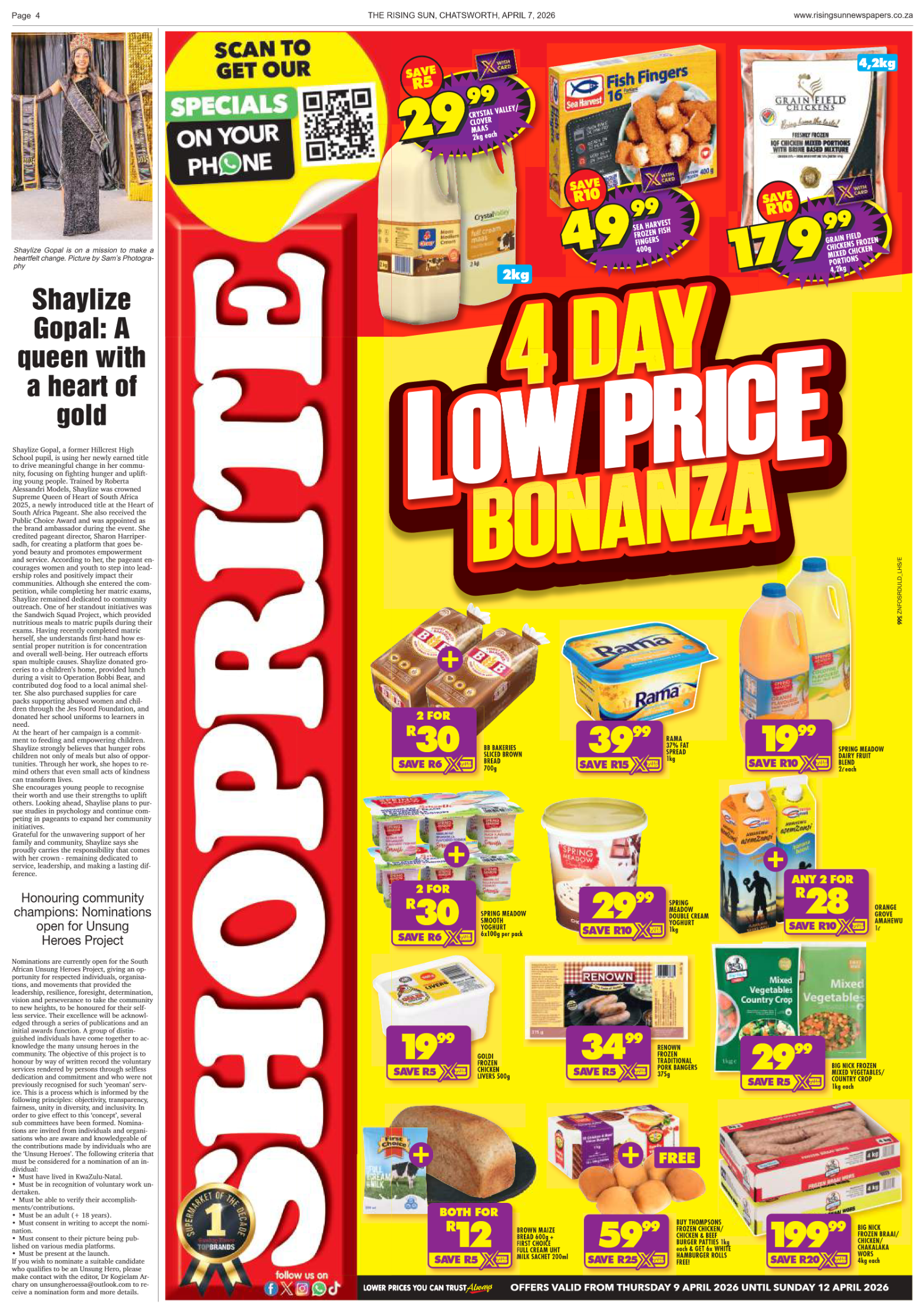 Rising Sun Chatsworth E-Paper, April 7, 2026 page 6