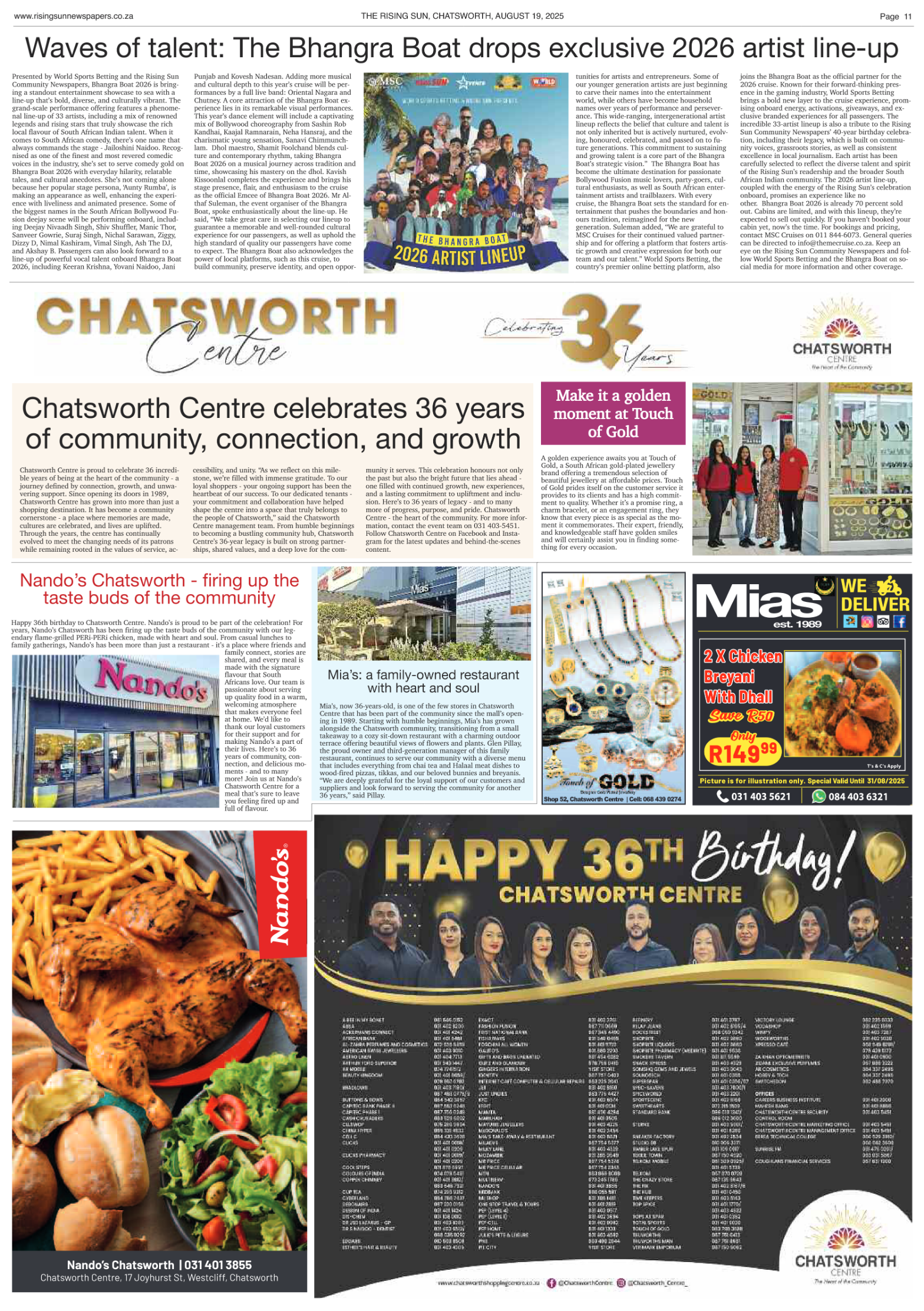 Rising Sun Chatsworth E-Paper, August 19, 2025 page 11