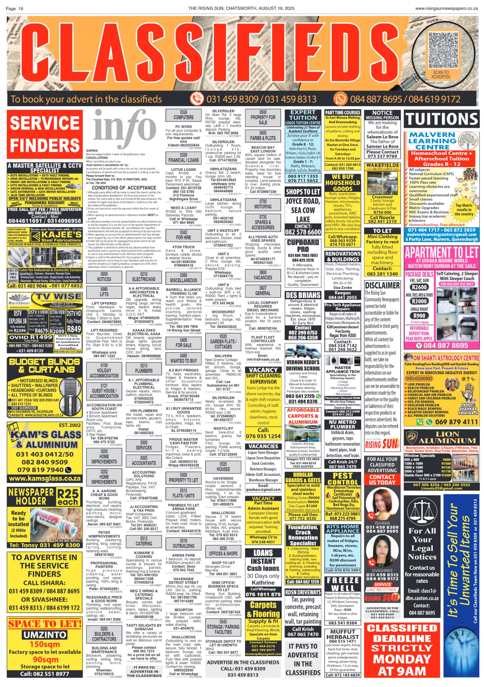 Rising Sun Chatsworth E-Paper, August 19, 2025 page 19