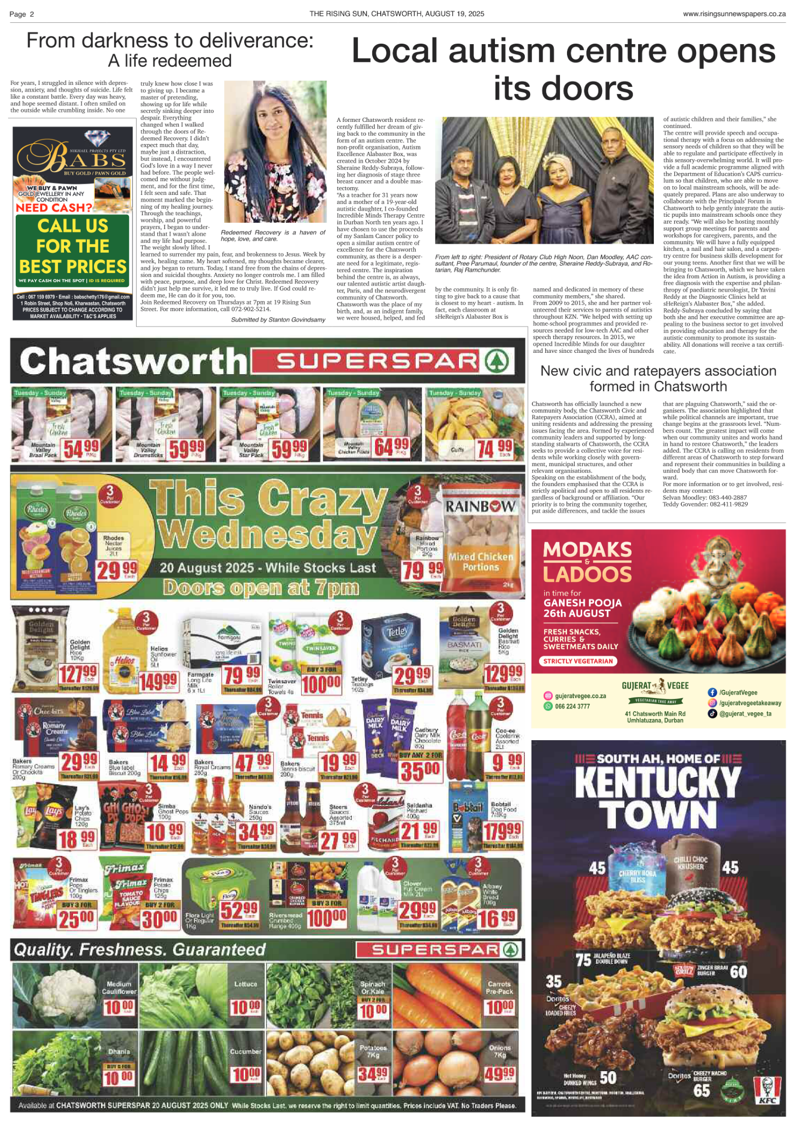 Rising Sun Chatsworth E-Paper, August 19, 2025 page 2