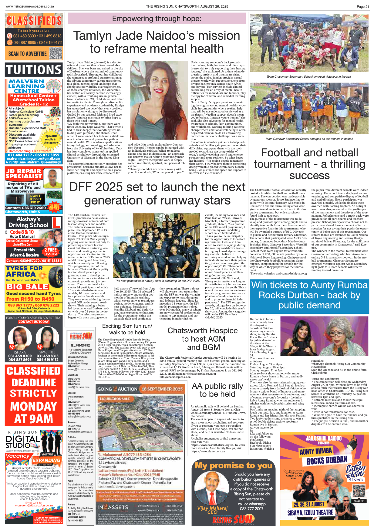 Rising Sun Chatsworth E-Paper, August 26, 2025 page 26