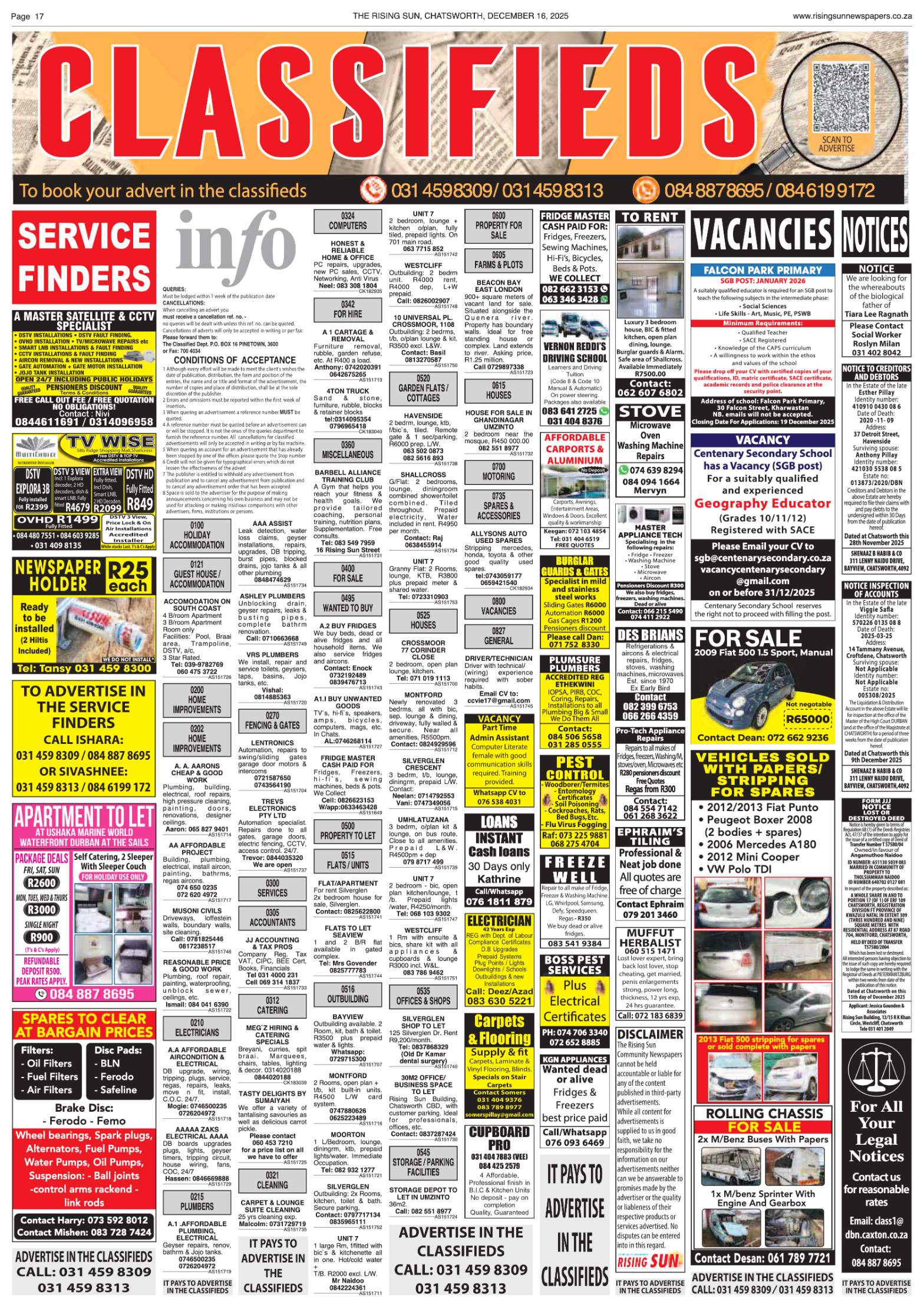 Rising Sun Chatsworth E-Paper, December 16, 2025 page 19