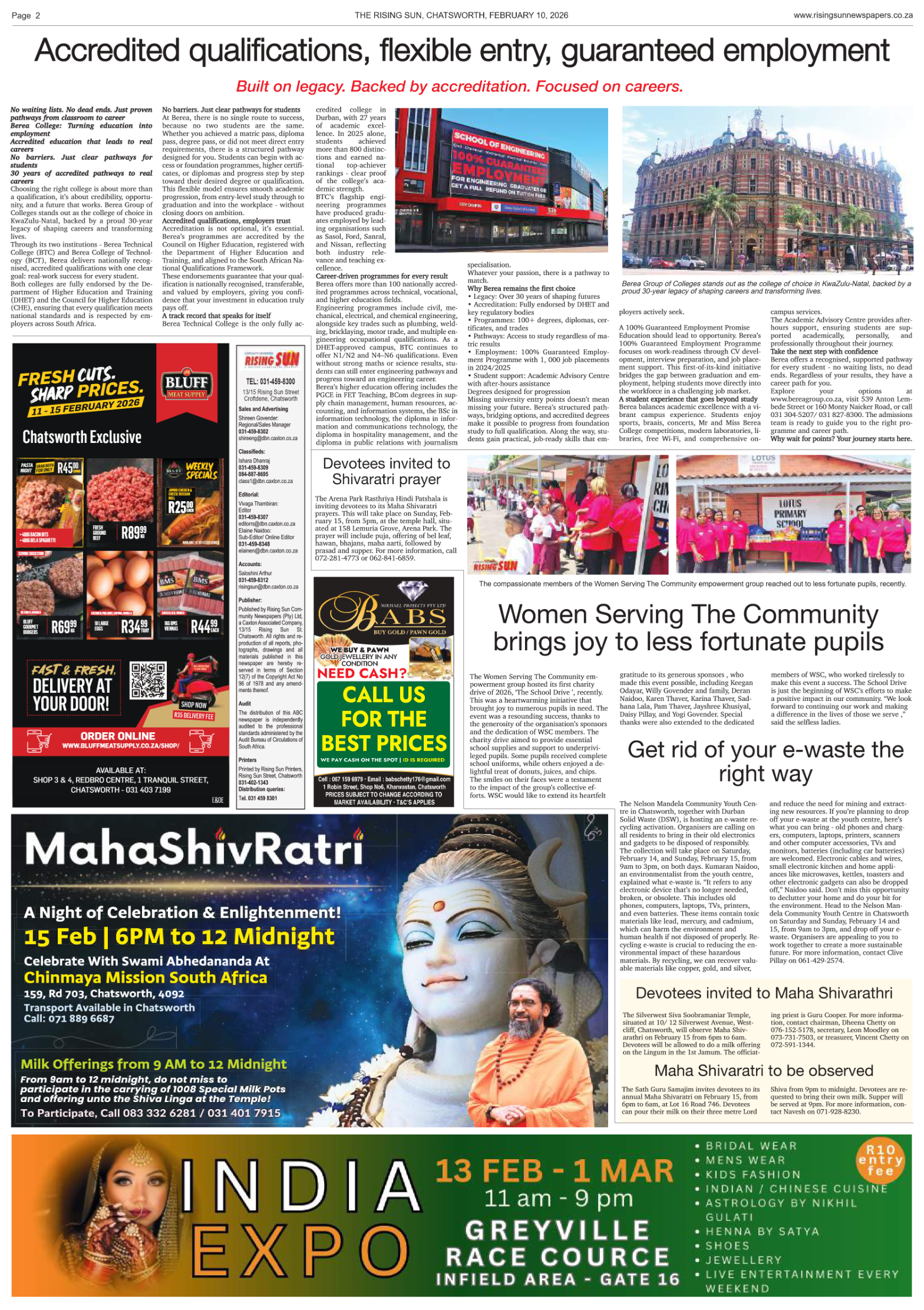 Rising Sun Chatsworth E-Paper, February 10, 2026 page 4