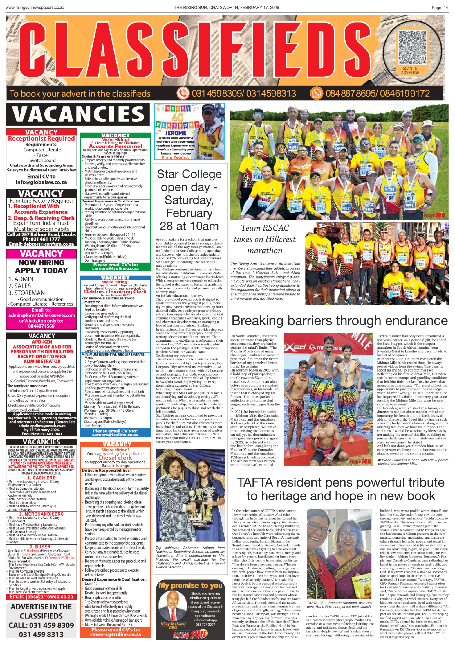 Rising Sun Chatsworth E-Paper, February 17, 2026 page 16