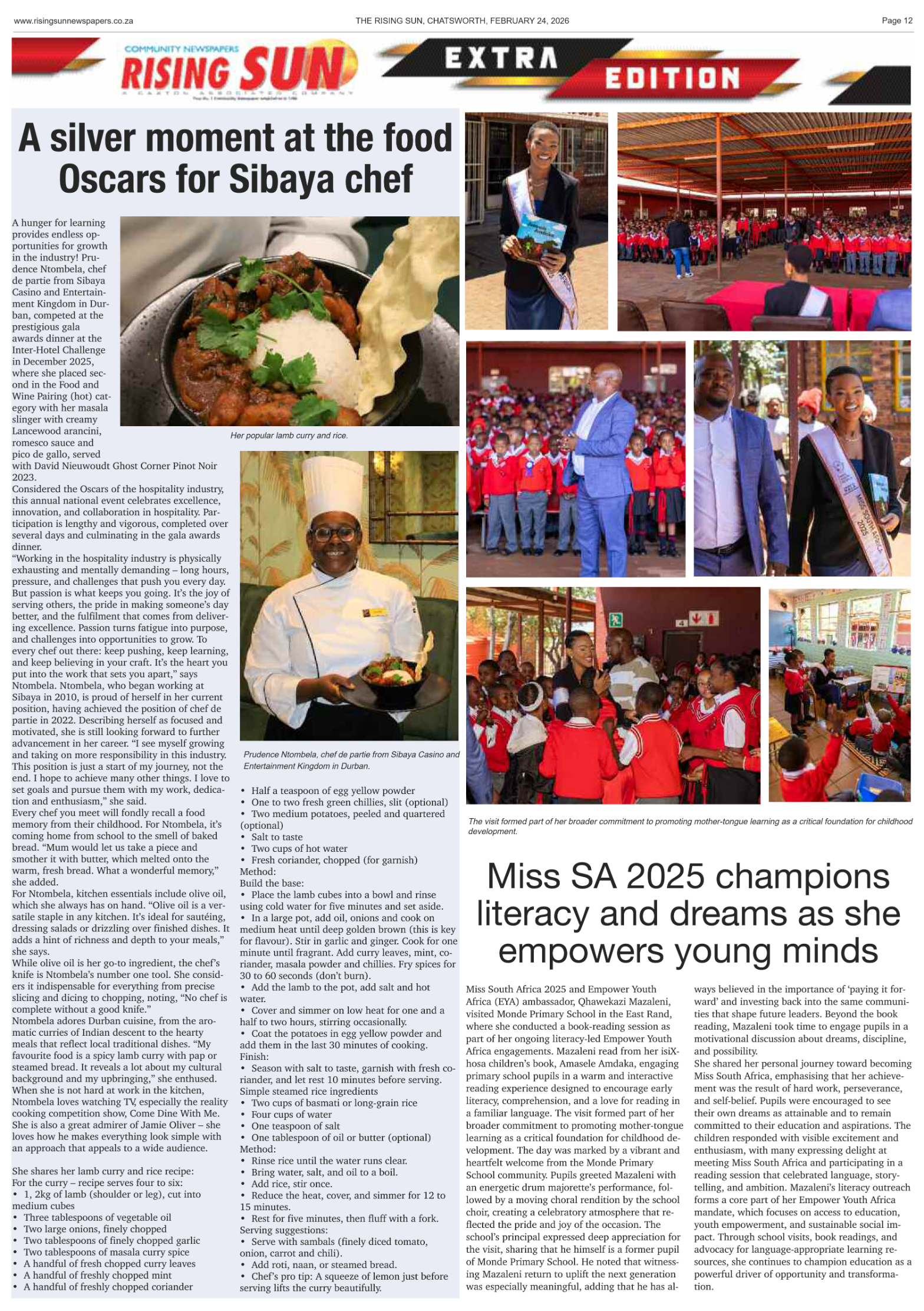 Rising Sun Chatsworth E-Paper, February 24, 2026 page 14