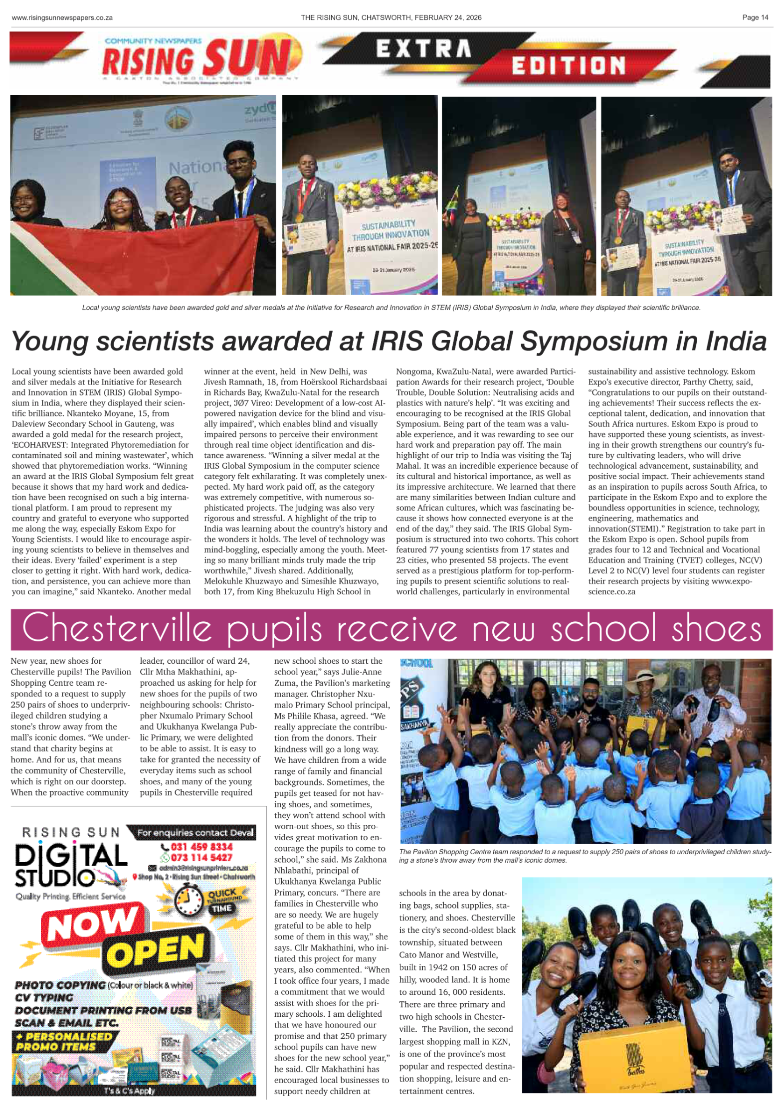 Rising Sun Chatsworth E-Paper, February 24, 2026 page 16