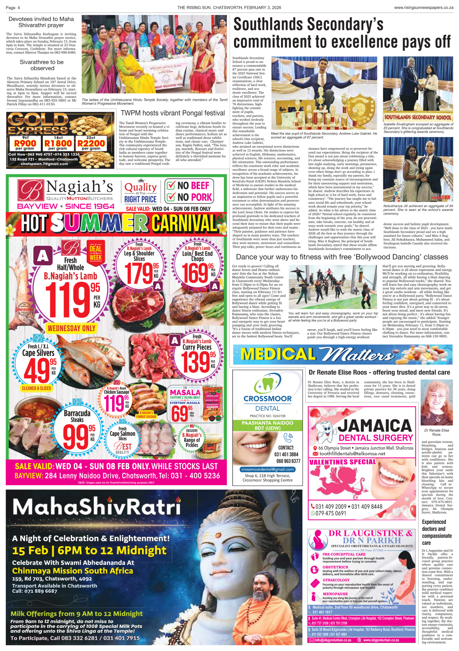 Rising Sun Chatsworth E-Paper, February 3, 2026 page 6