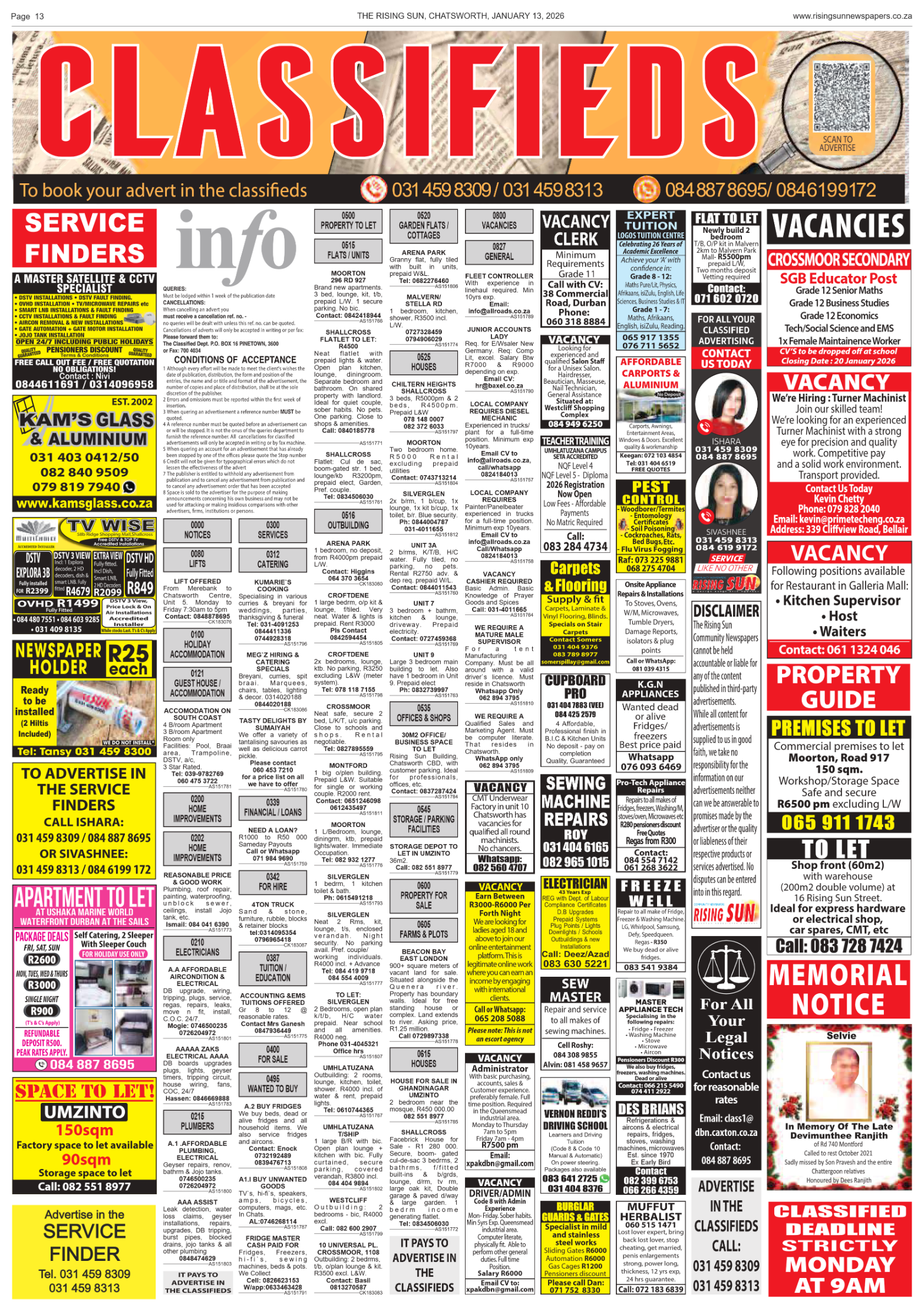 Rising Sun Chatsworth E-Paper, January 13, 2026 page 15