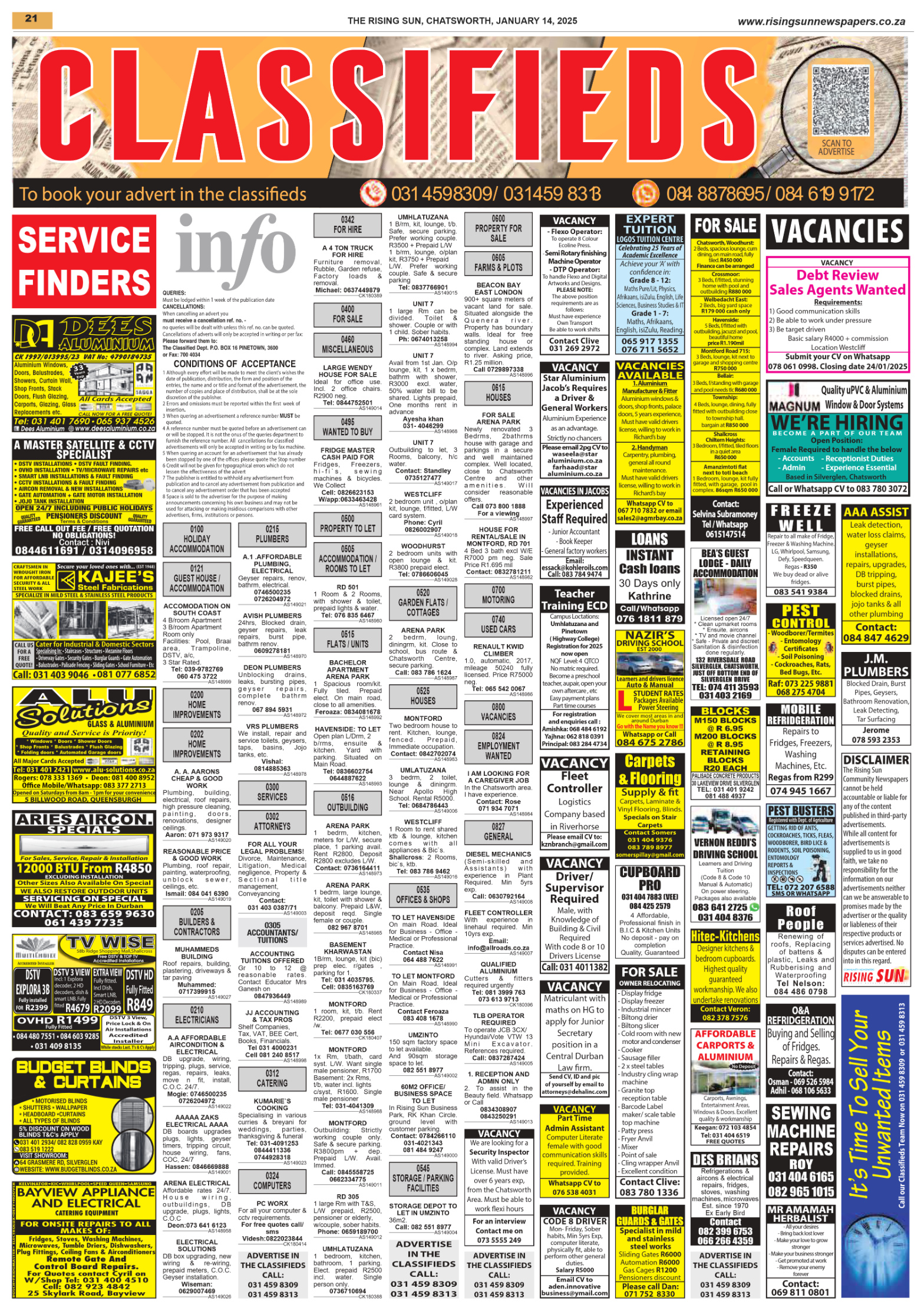 Rising Sun Chatsworth E-Paper, January 14, 2025 page 21