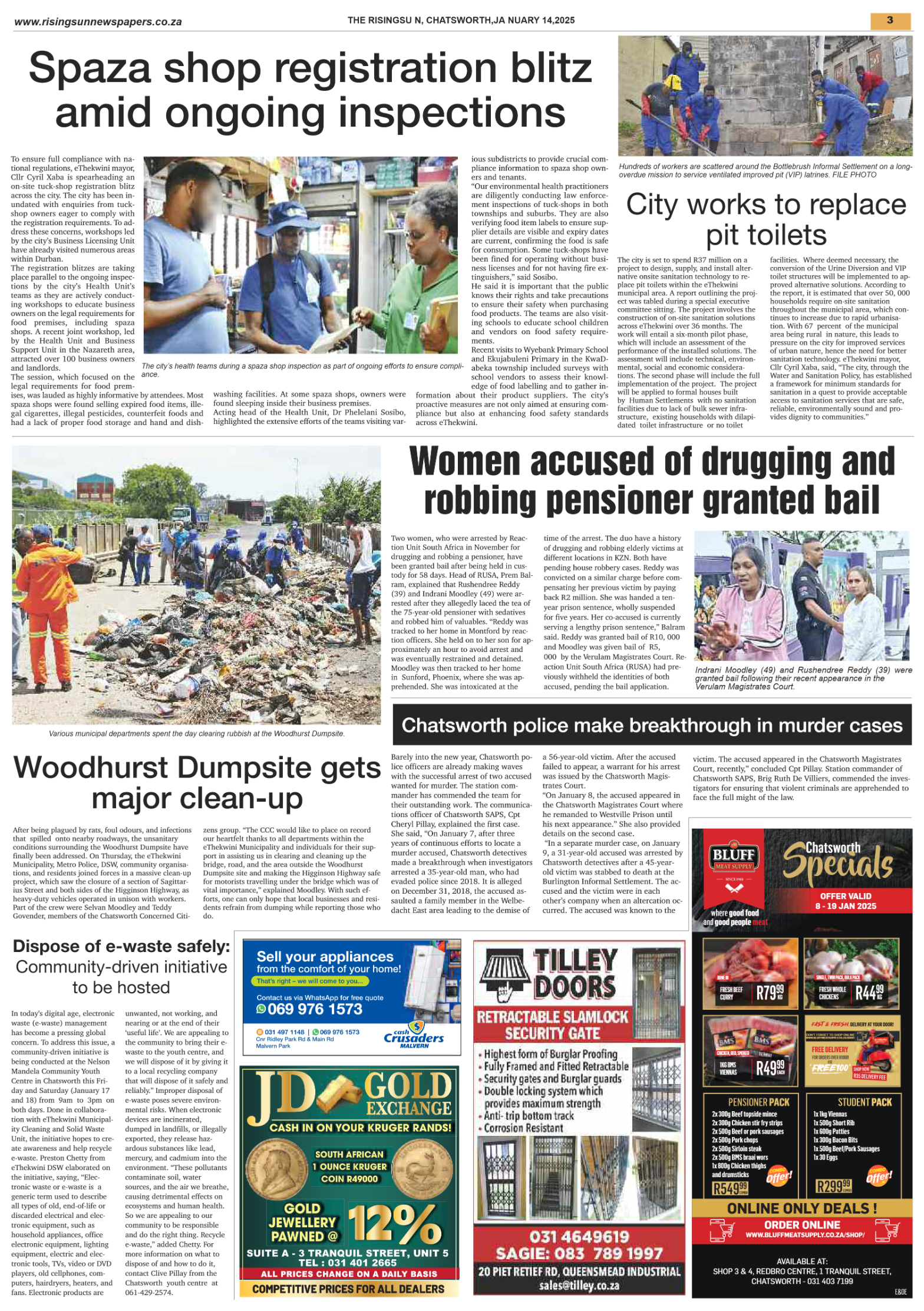 Rising Sun Chatsworth E-Paper, January 14, 2025 page 3