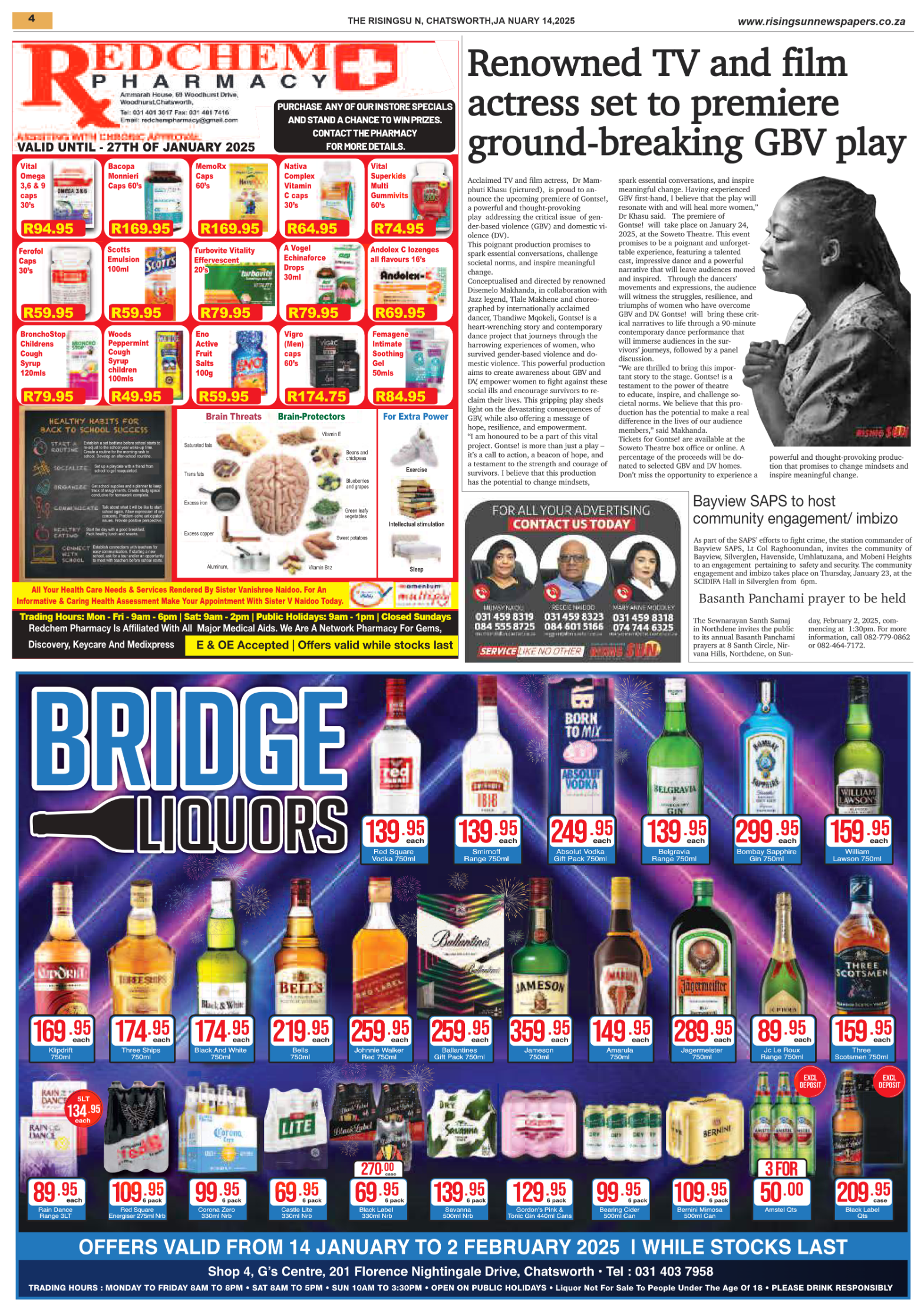 Rising Sun Chatsworth E-Paper, January 14, 2025 page 4