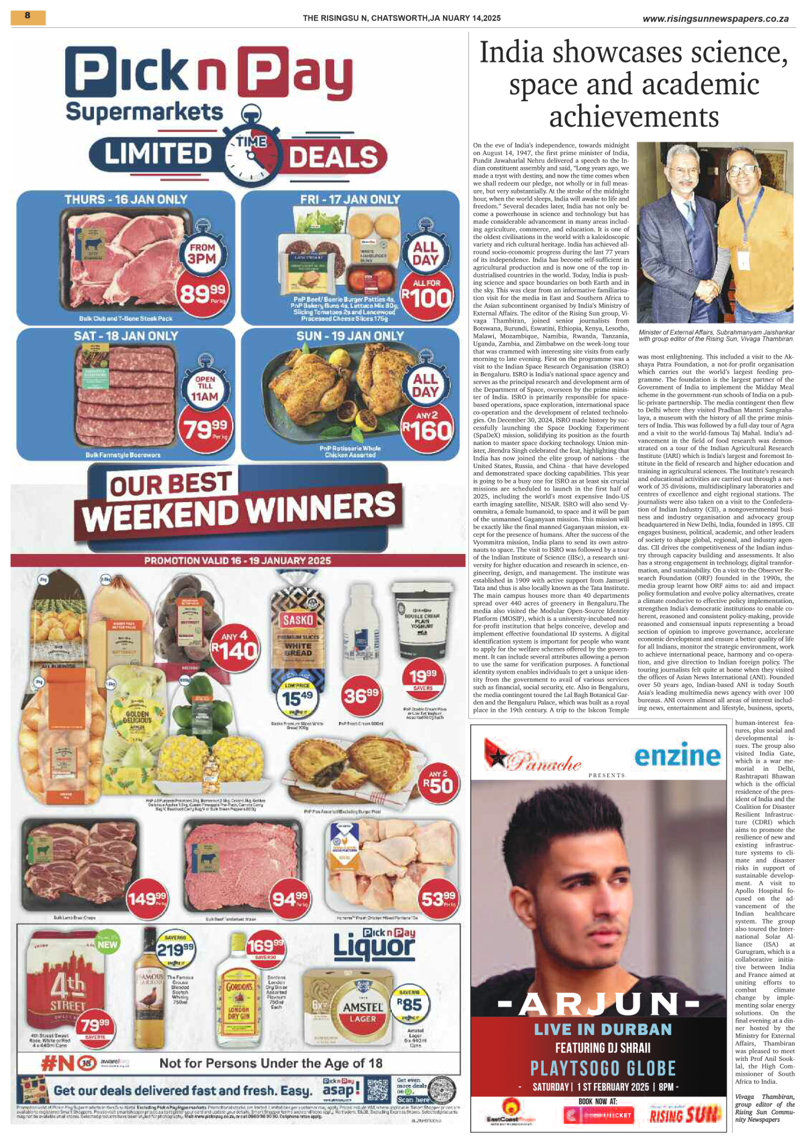 Rising Sun Chatsworth E-Paper, January 14, 2025 page 8