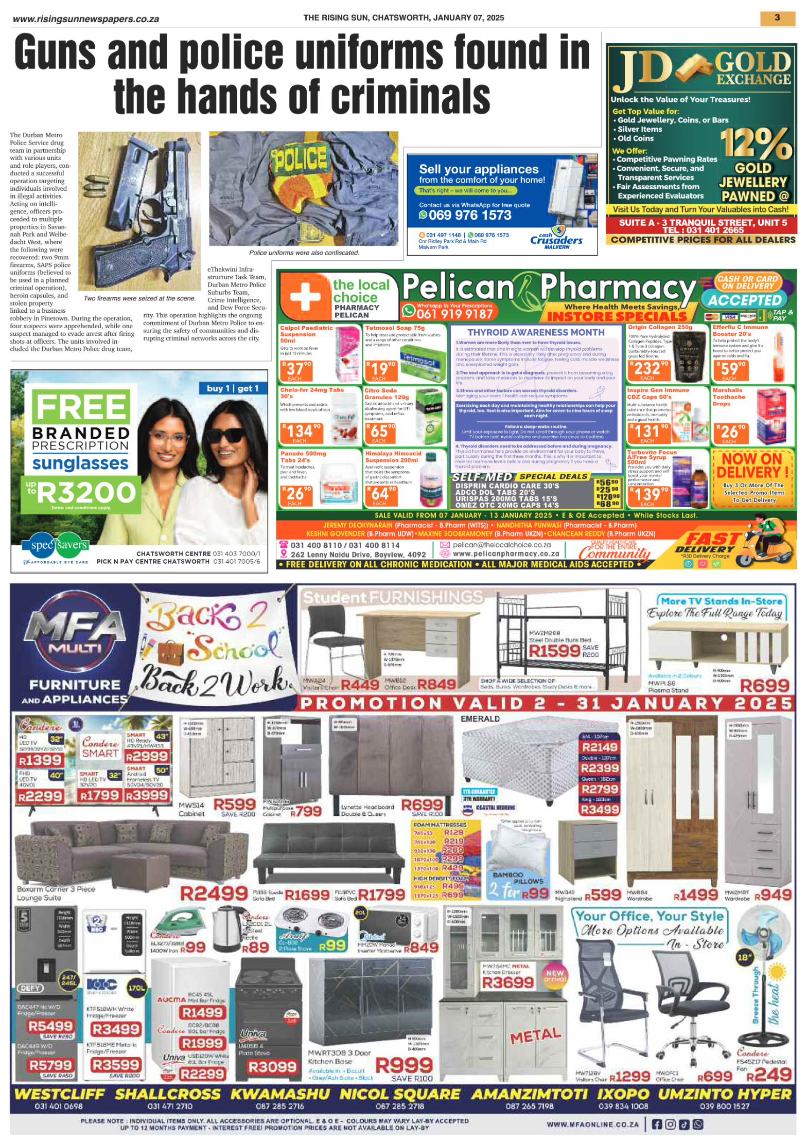 Rising Sun Chatsworth E-Paper, January 7, 2025 page 3