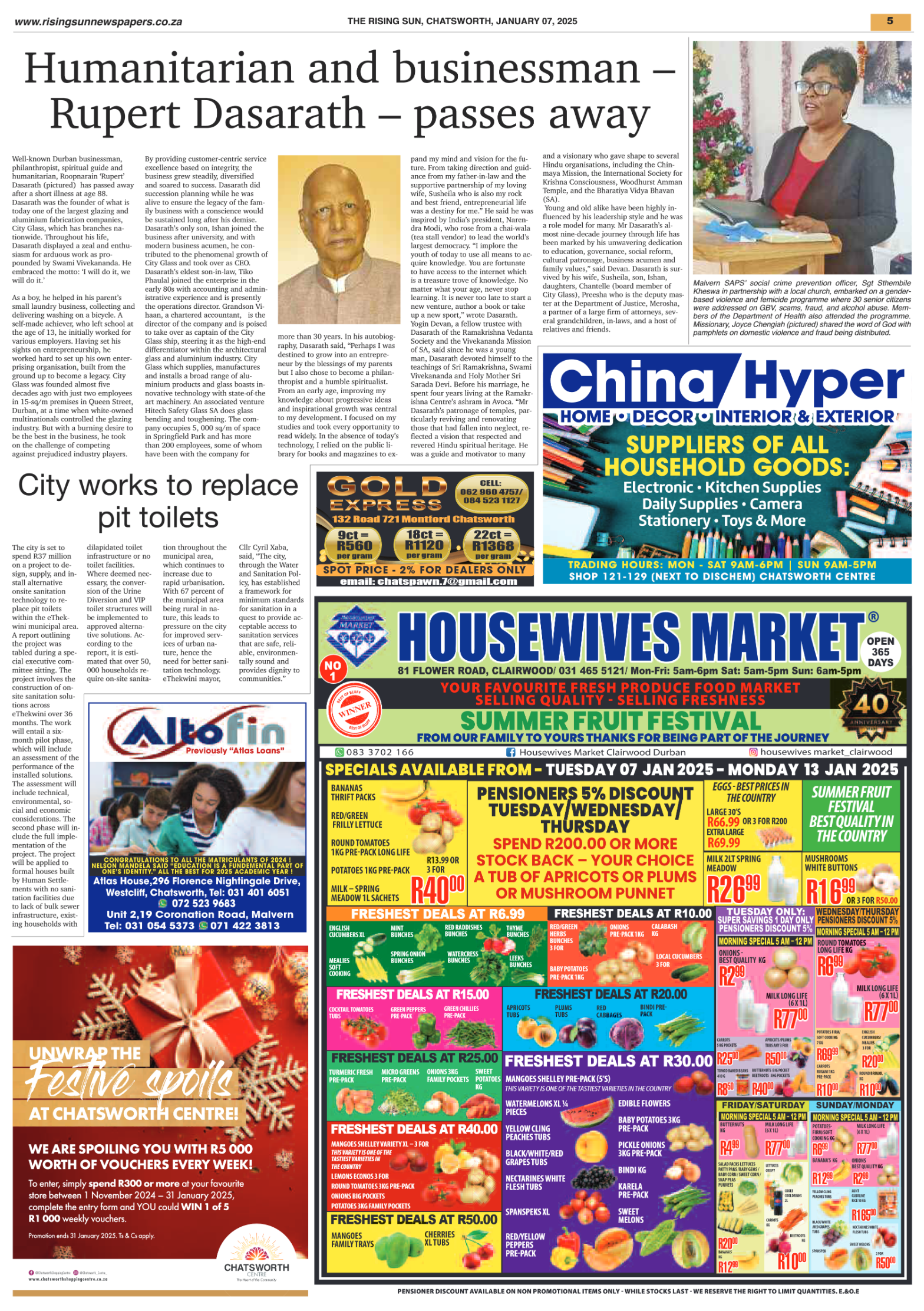Rising Sun Chatsworth E-Paper, January 7, 2025 page 5