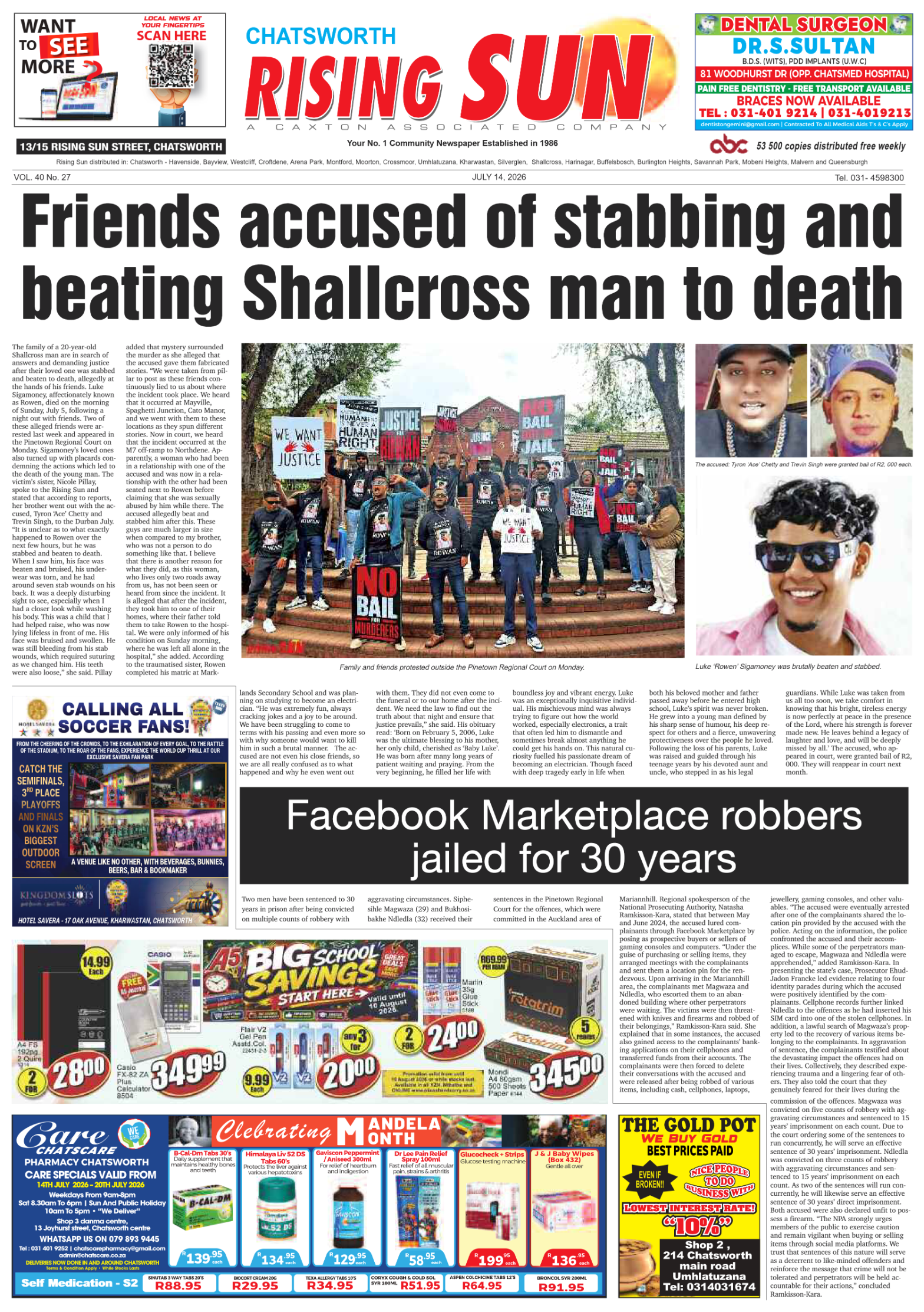 Rising Sun Chatsworth E-Paper, July 14, 2026 page 3