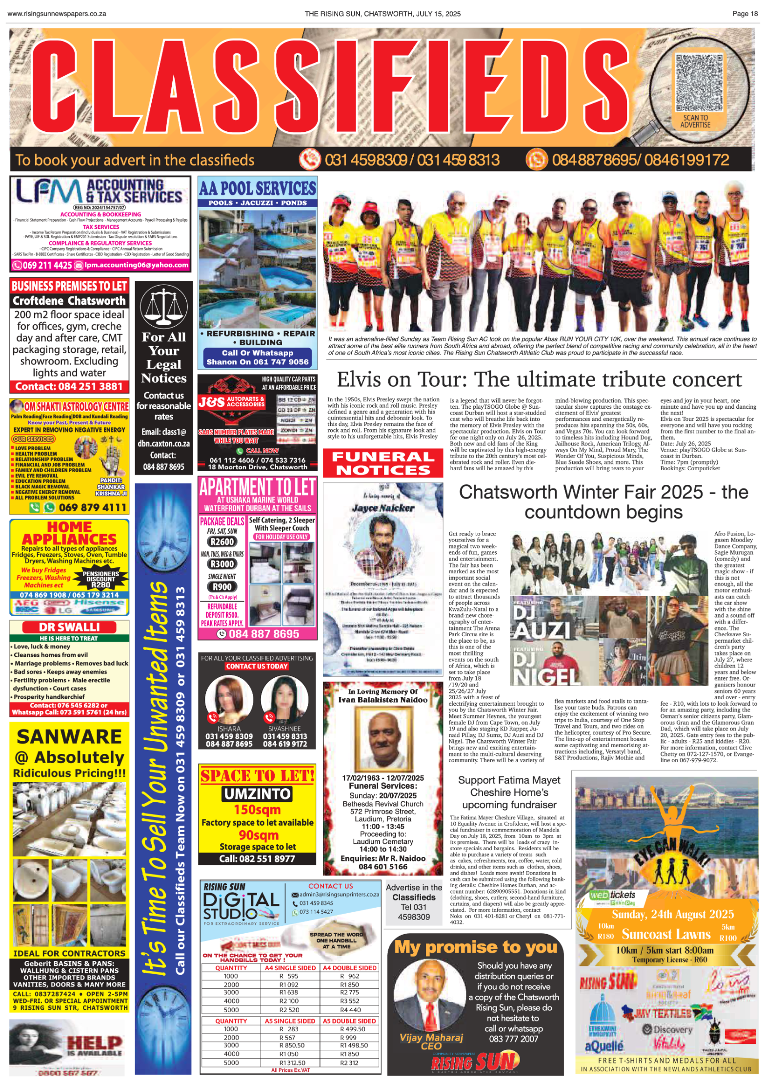 Rising Sun Chatsworth E-Paper, July 15, 2025 page 20