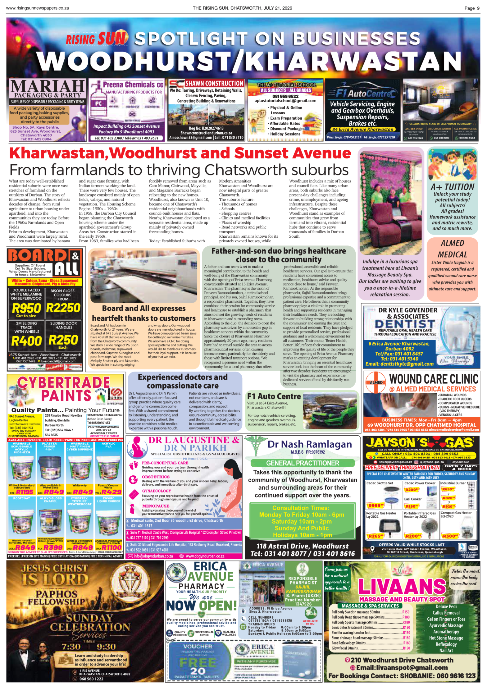 Rising Sun Chatsworth E-Paper, July 21, 2026 page 11