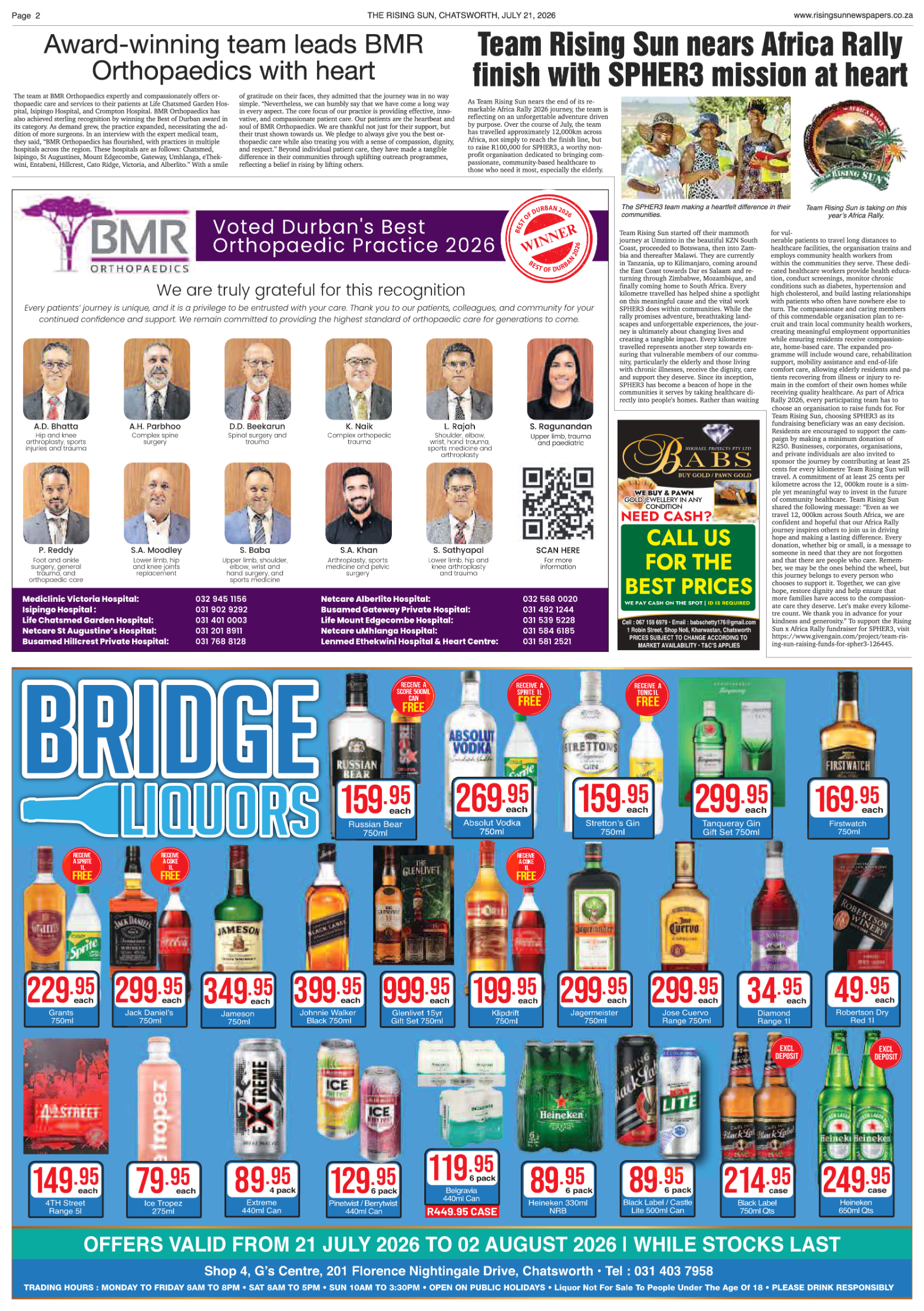 Rising Sun Chatsworth E-Paper, July 21, 2026 page 4