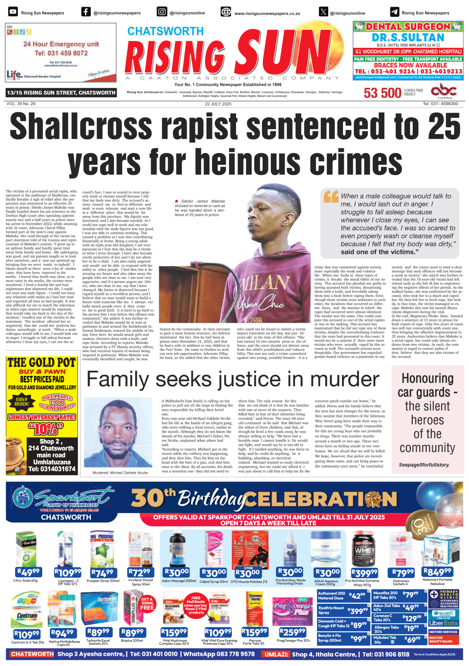 Rising Sun Chatsworth E-Paper, July 22, 2025 page 5