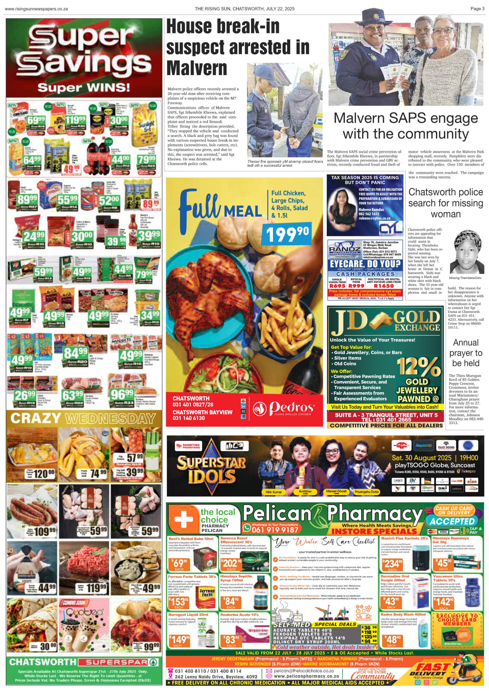 Rising Sun Chatsworth E-Paper, July 22, 2025 page 7