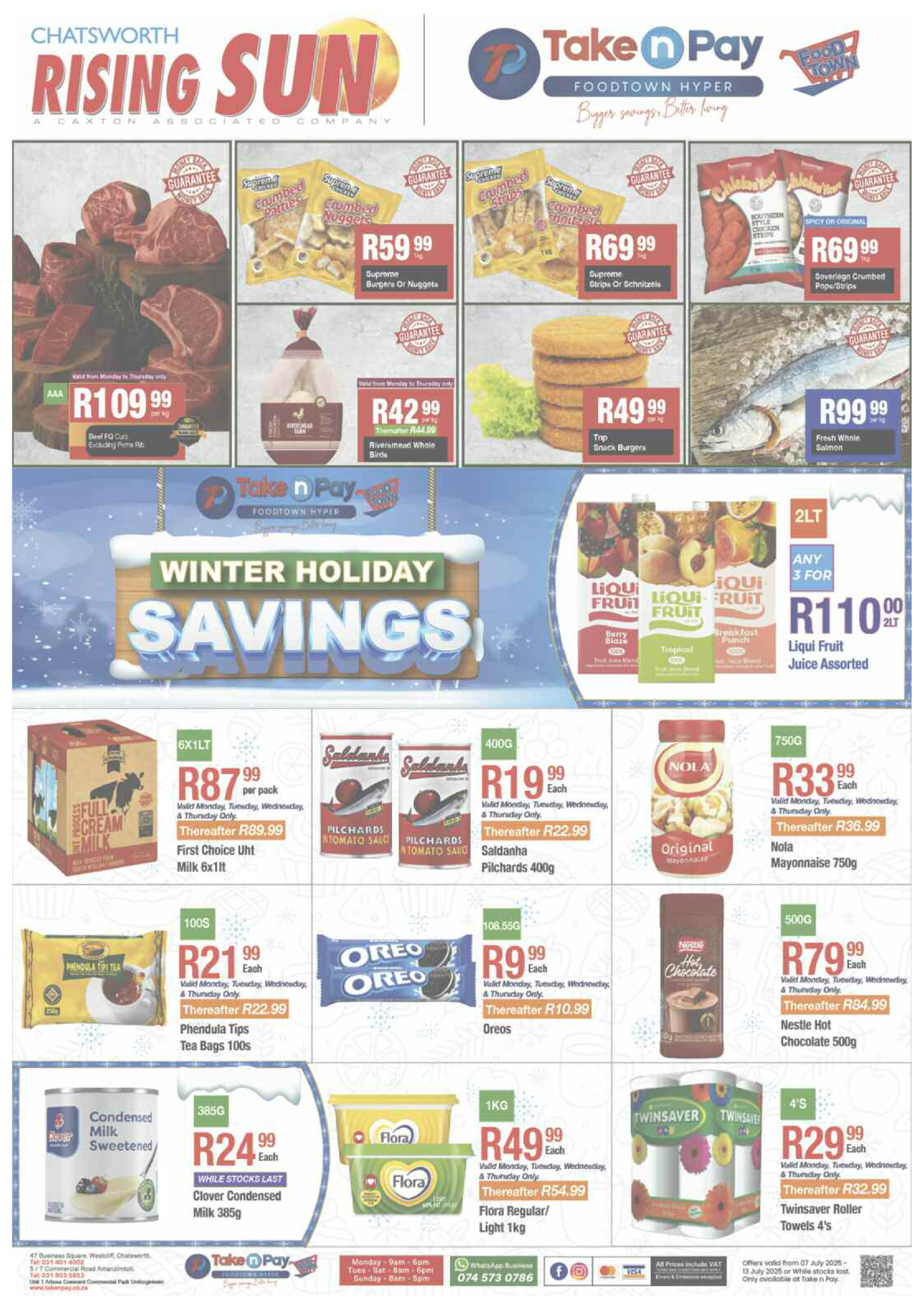 Rising Sun Chatsworth E-Paper, July 8, 2025 page 1
