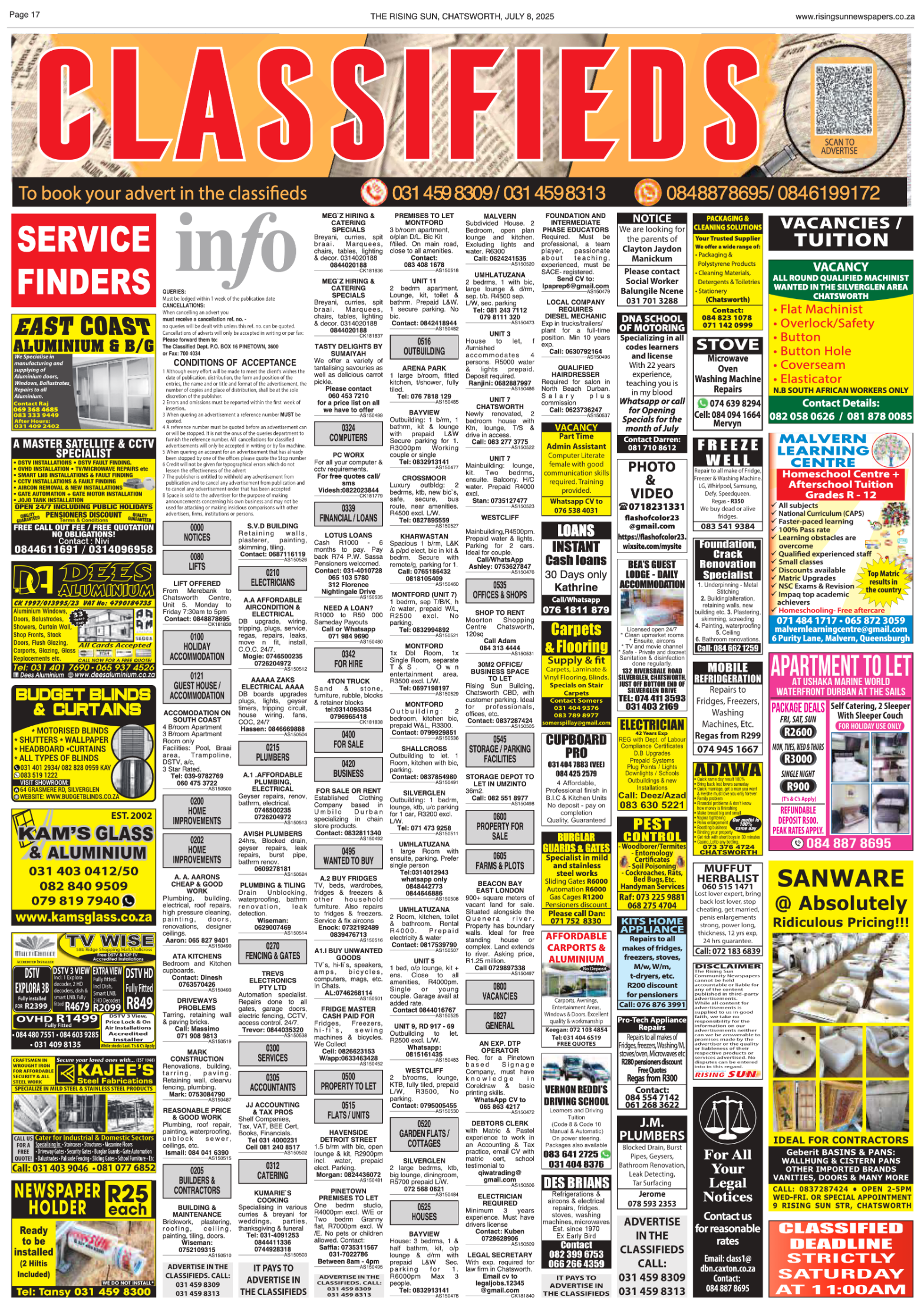 Rising Sun Chatsworth E-Paper, July 8, 2025 page 21