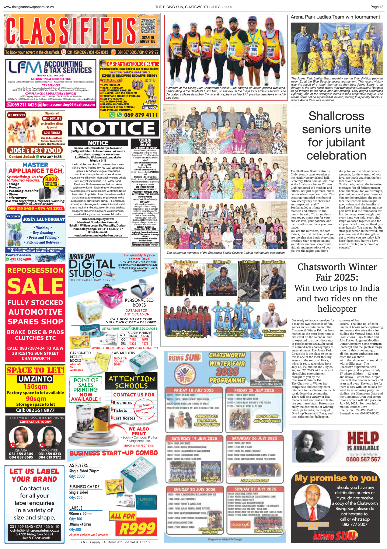 Rising Sun Chatsworth E-Paper, July 8, 2025 page 22