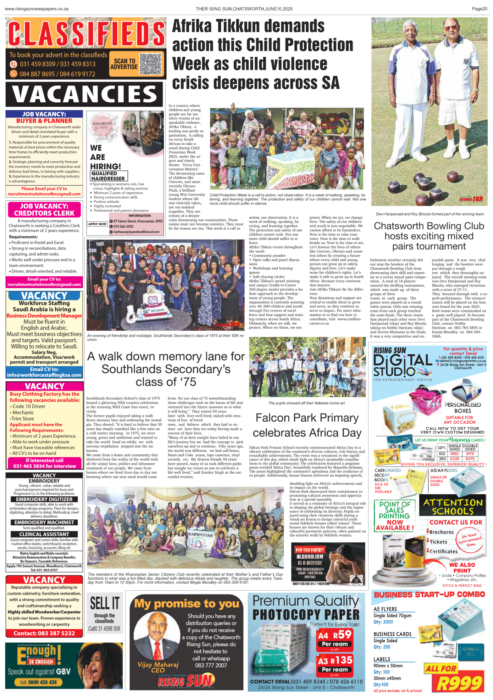 Rising Sun Chatsworth E-Paper, June 10, 2025 page 22