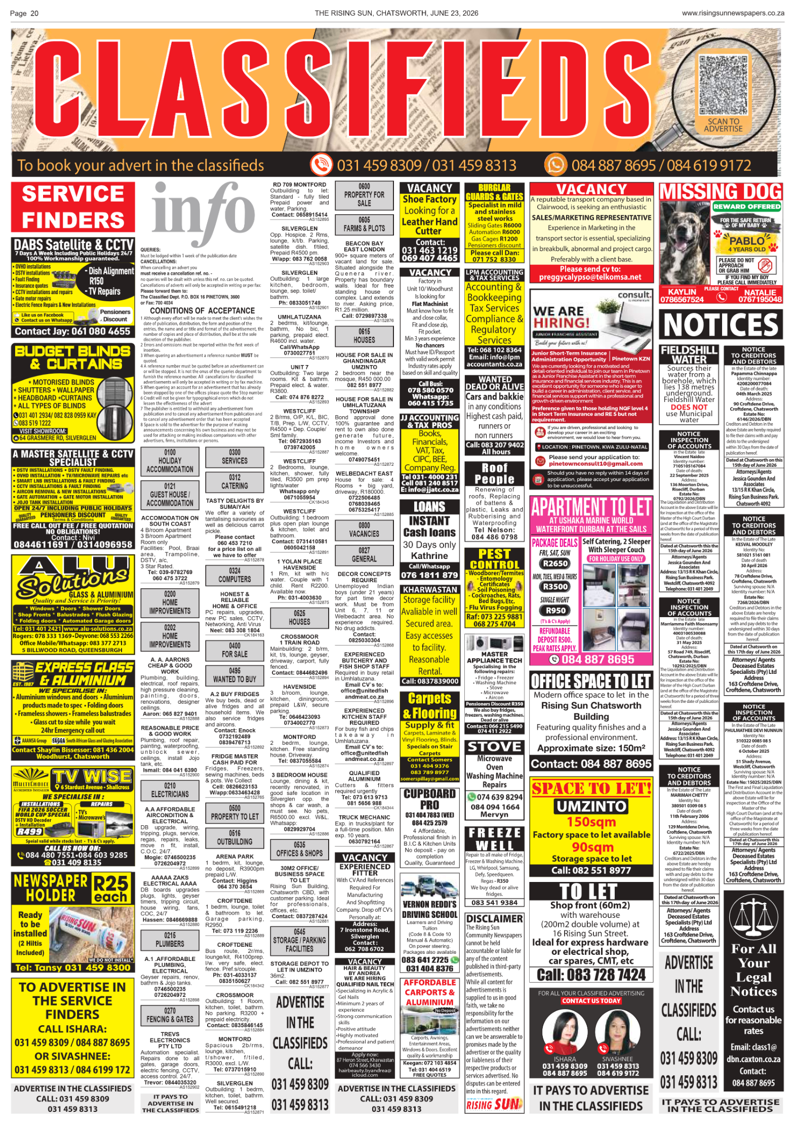 Rising Sun Chatsworth E-Paper, June 23, 2026 page 23