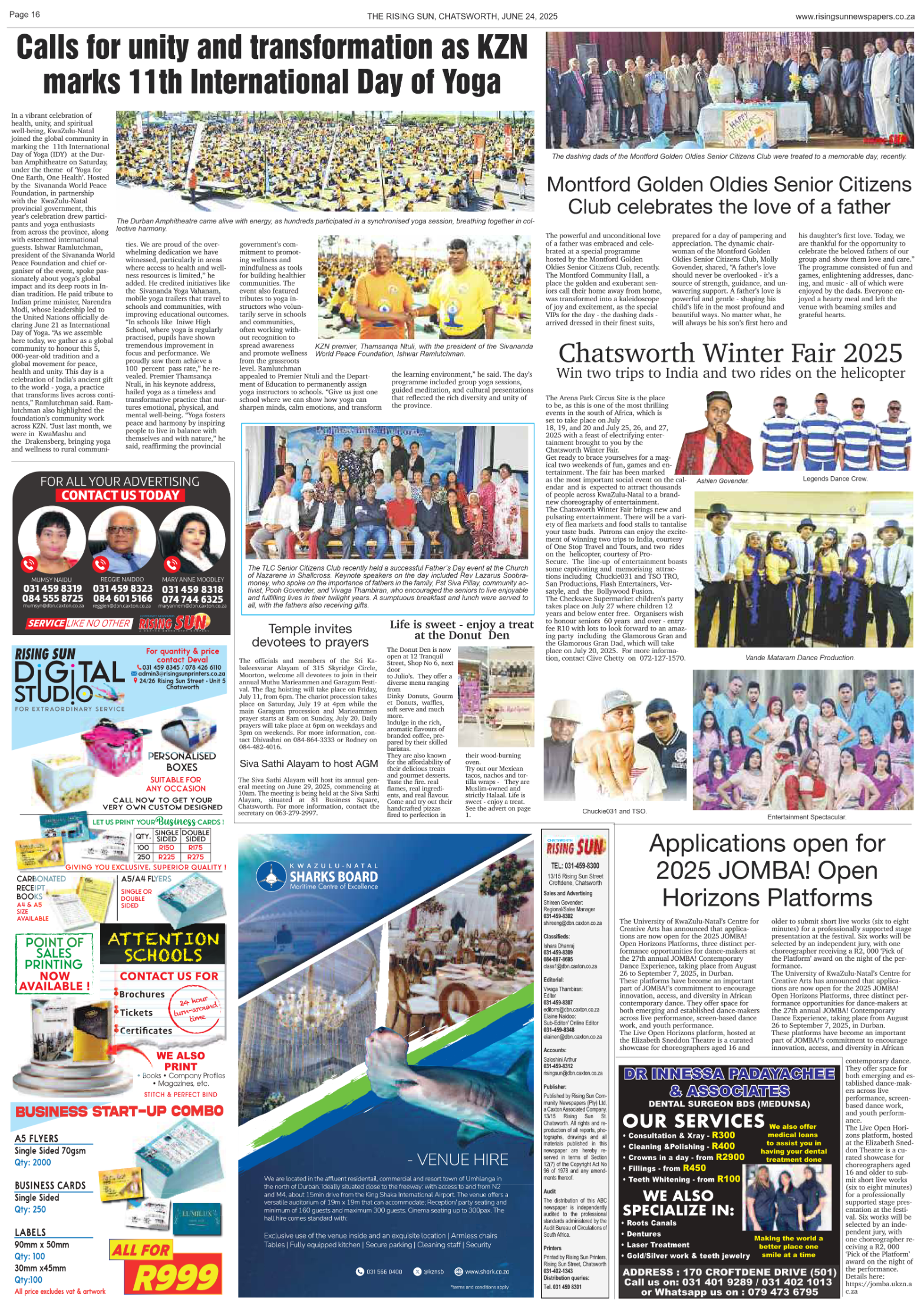 Rising Sun Chatsworth E-Paper, June 24, 2025 page 20