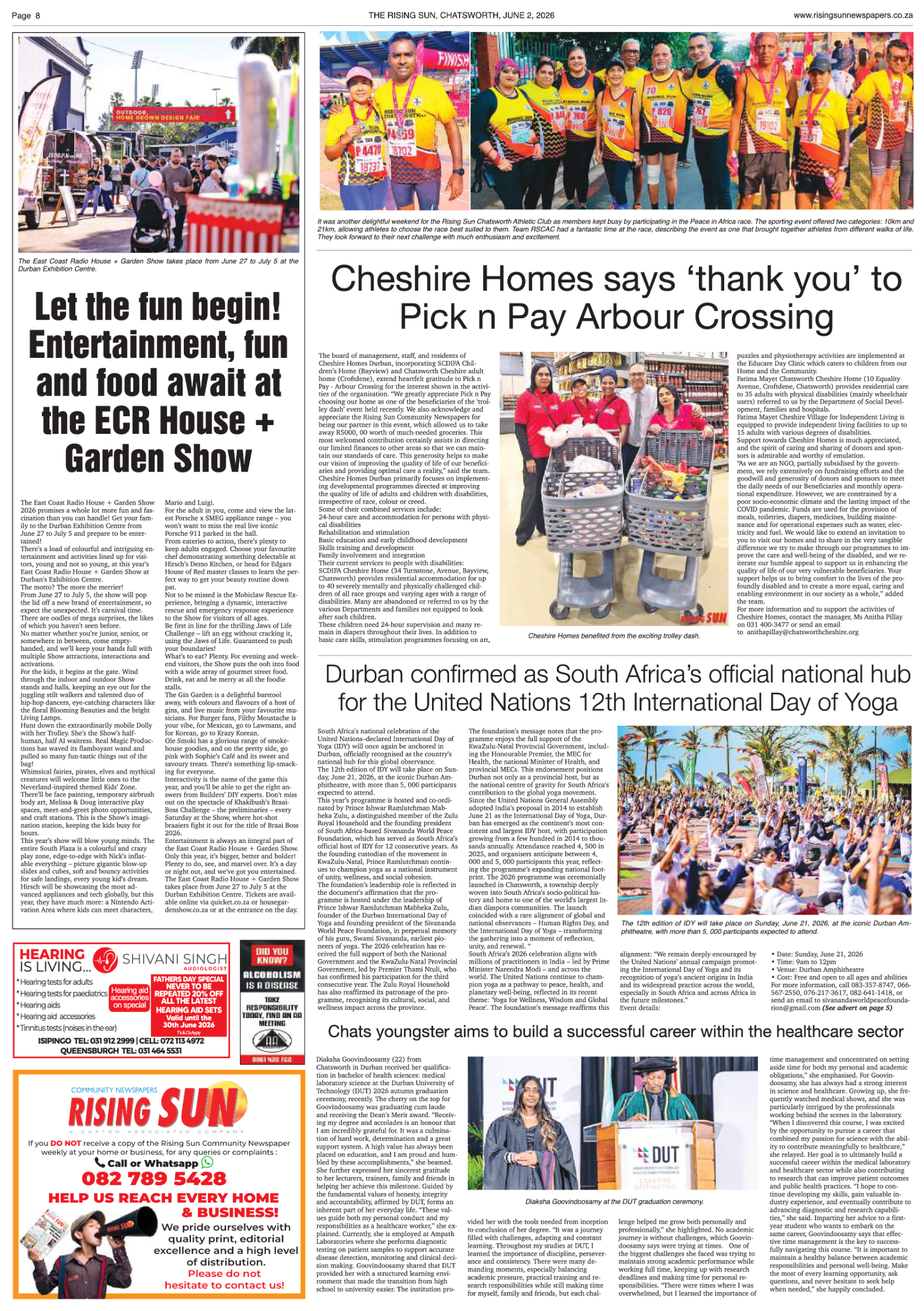 Rising Sun Chatsworth E-Paper, June 2, 2026 page 10