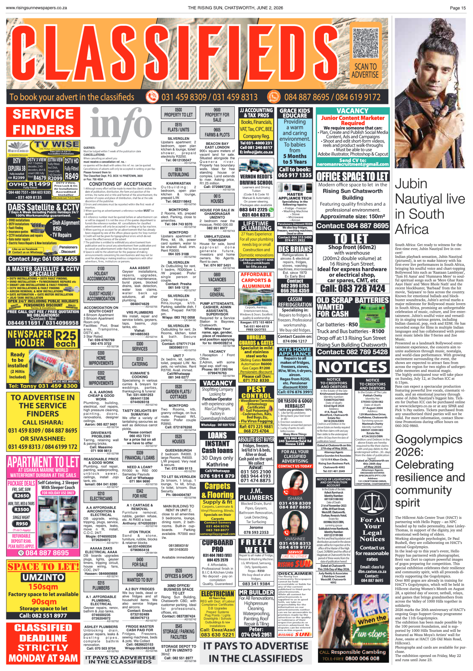 Rising Sun Chatsworth E-Paper, June 2, 2026 page 17